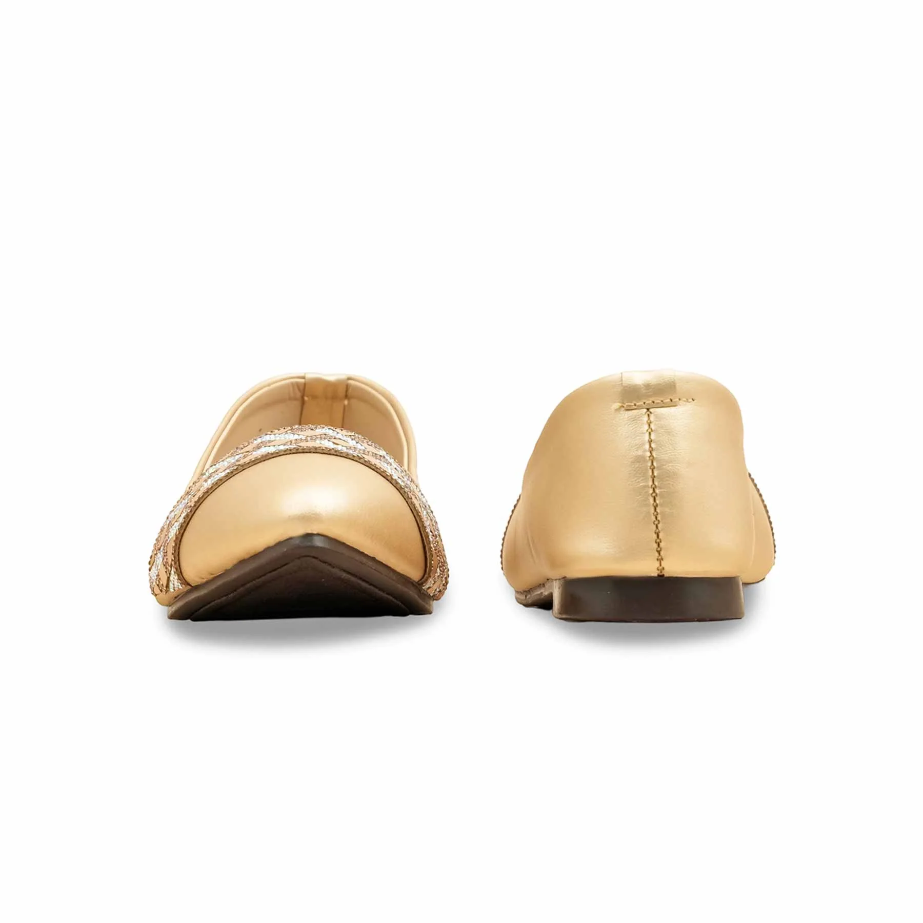 Golden Pumps For Ladies WN1253 - Image 4