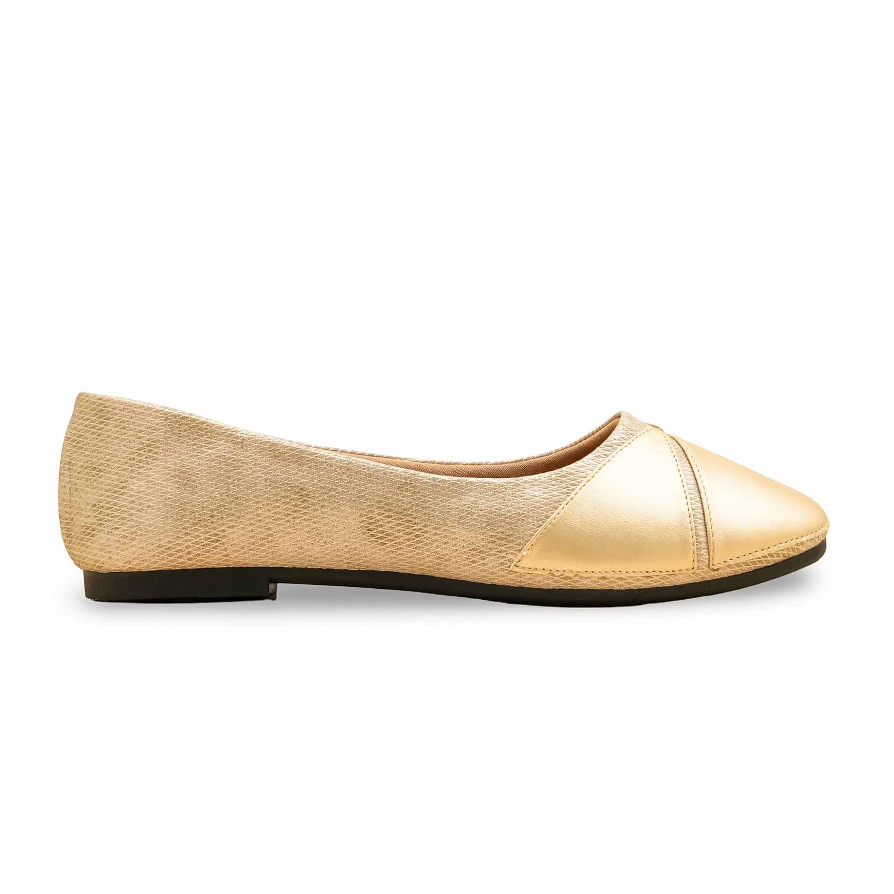 Golden Pumps For Ladies WN1363 - Image 3