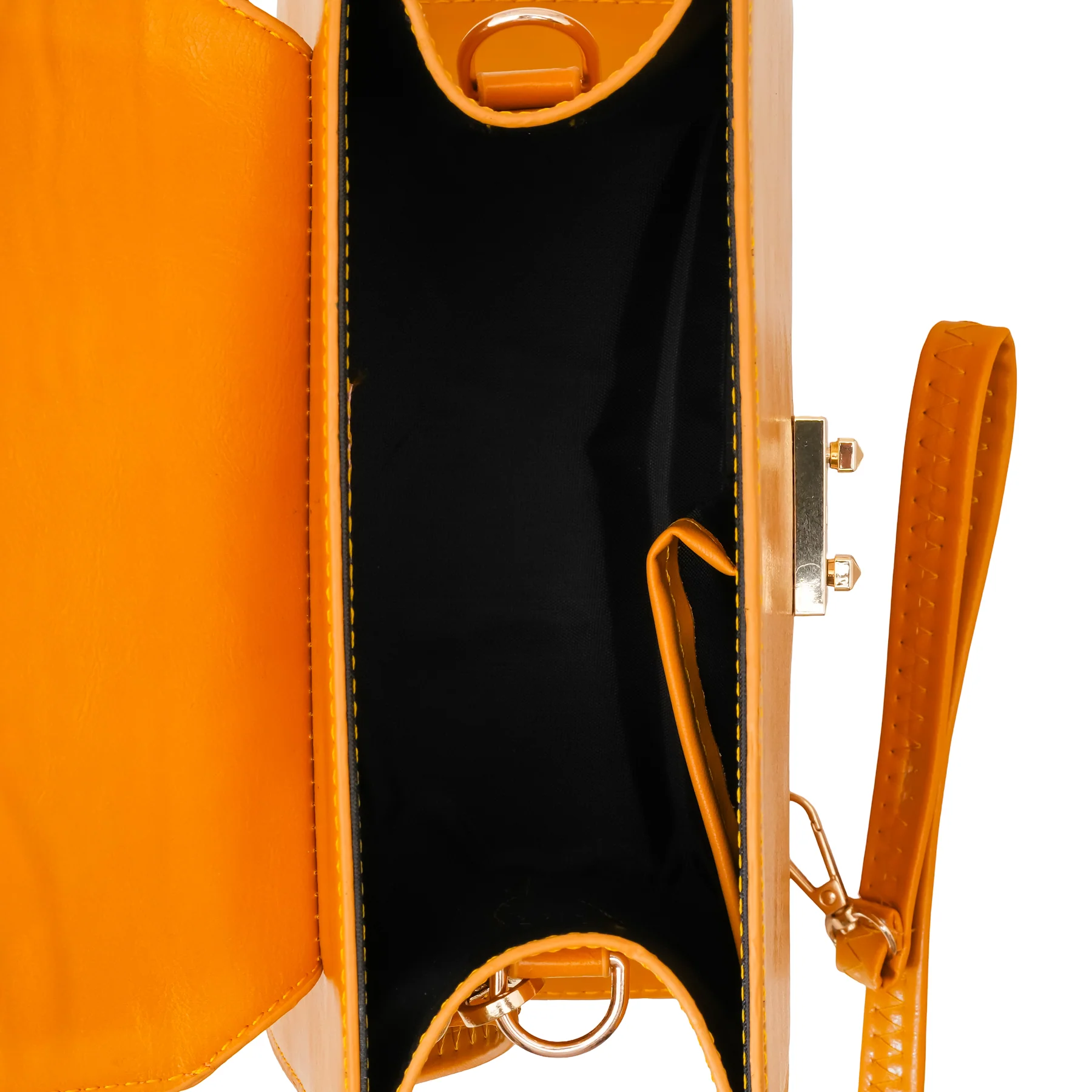 Golden Shoulder Bag For Women P55840 - Image 5