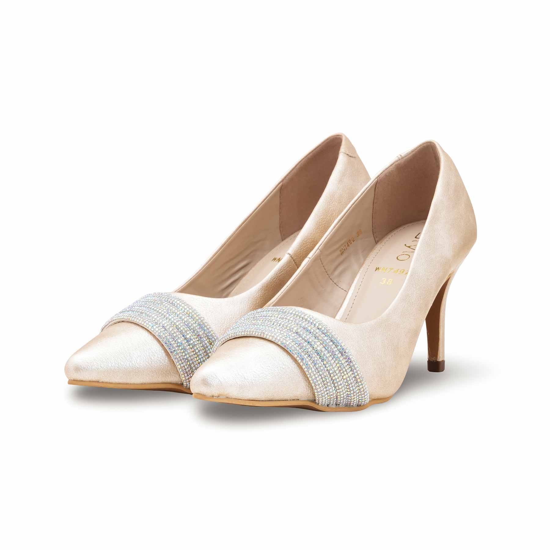 Golden Women Court Shoes WN7492 - Image 3