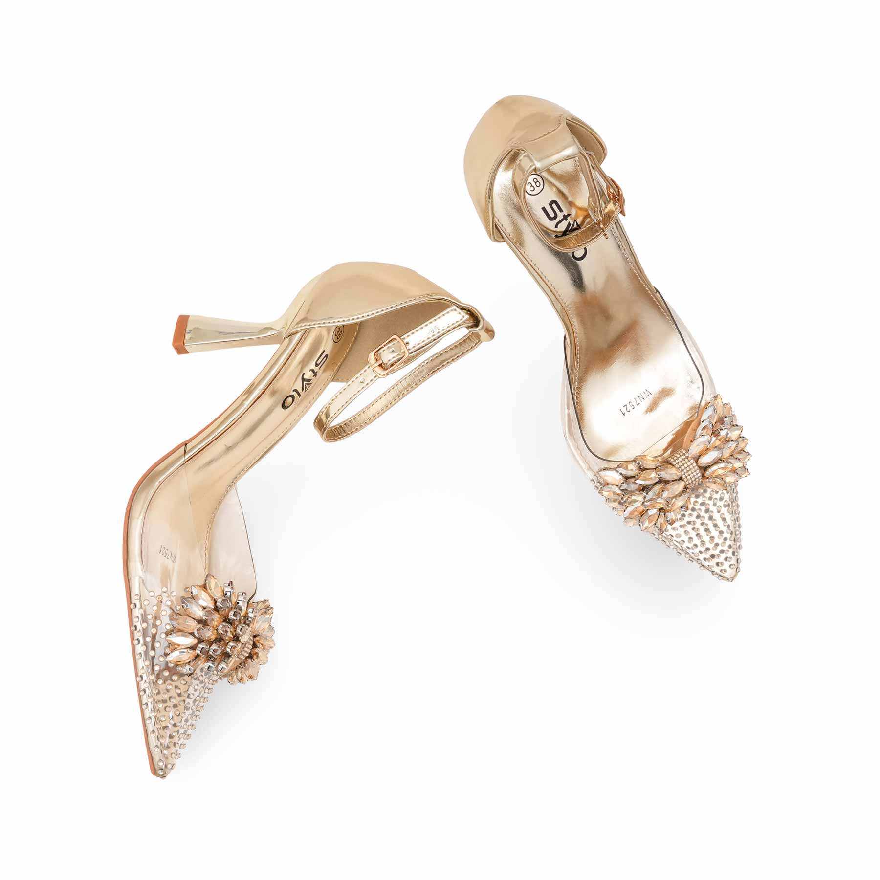Golden Women Court Shoes WN7521 - Image 6