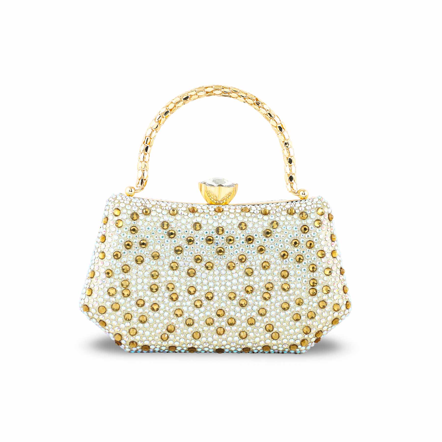 Golden Women Fancy Clutch P24387 - Image 4