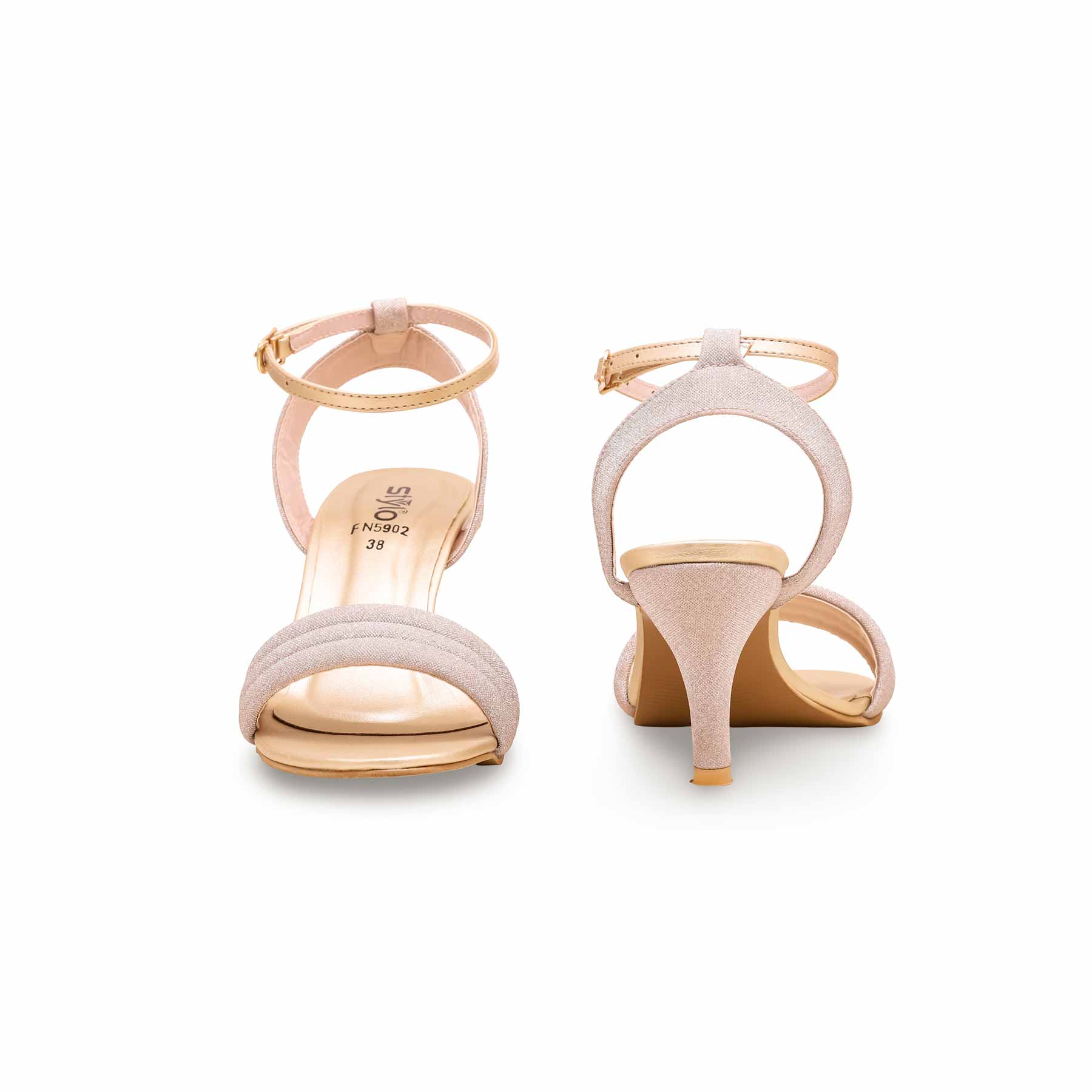 Golden Women Fancy Sandal FN5902 - Image 4