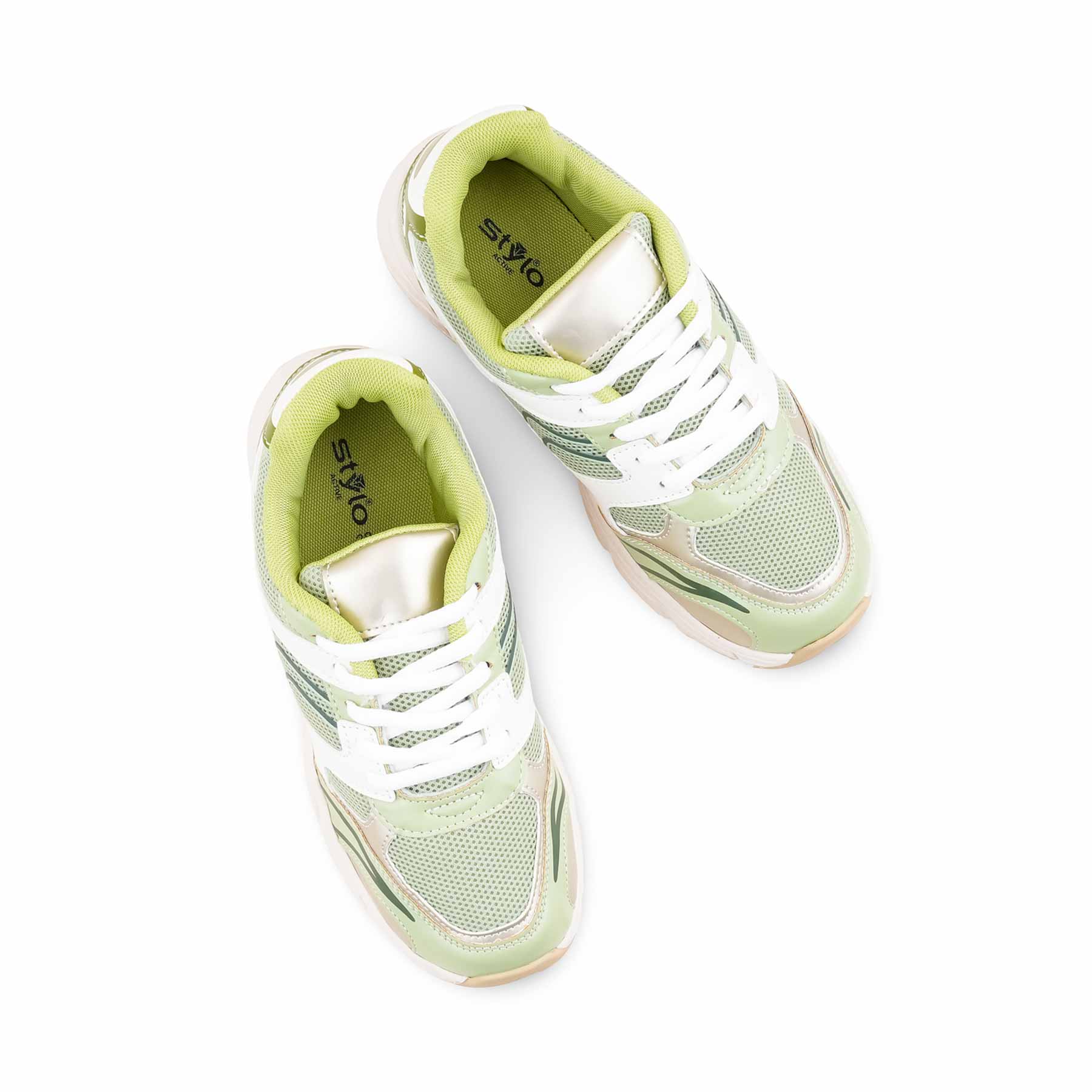 Green Athleisure Sneaker For Ladies AT7465 - Image 5