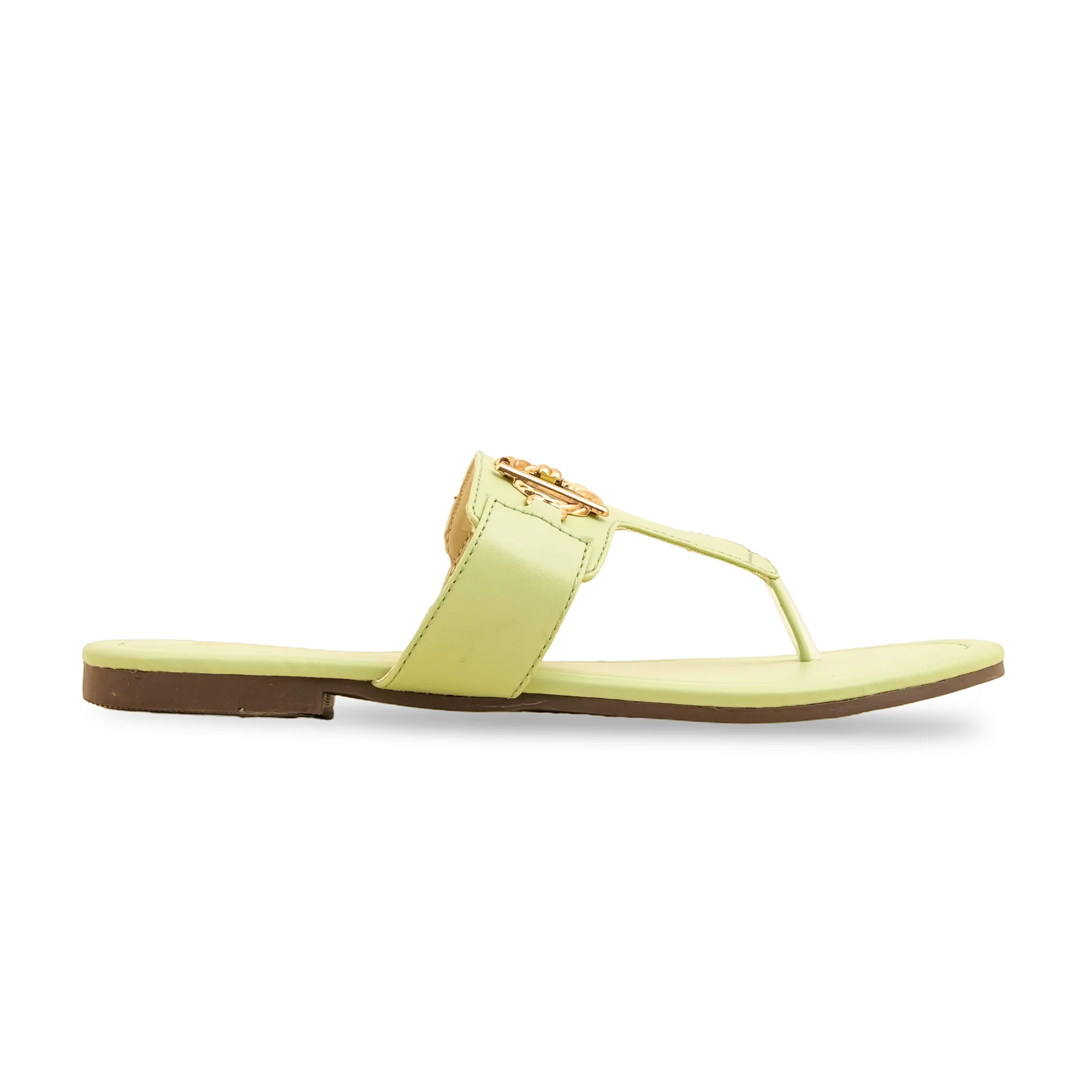 Green Casual Chappal CL2046 - Image 2