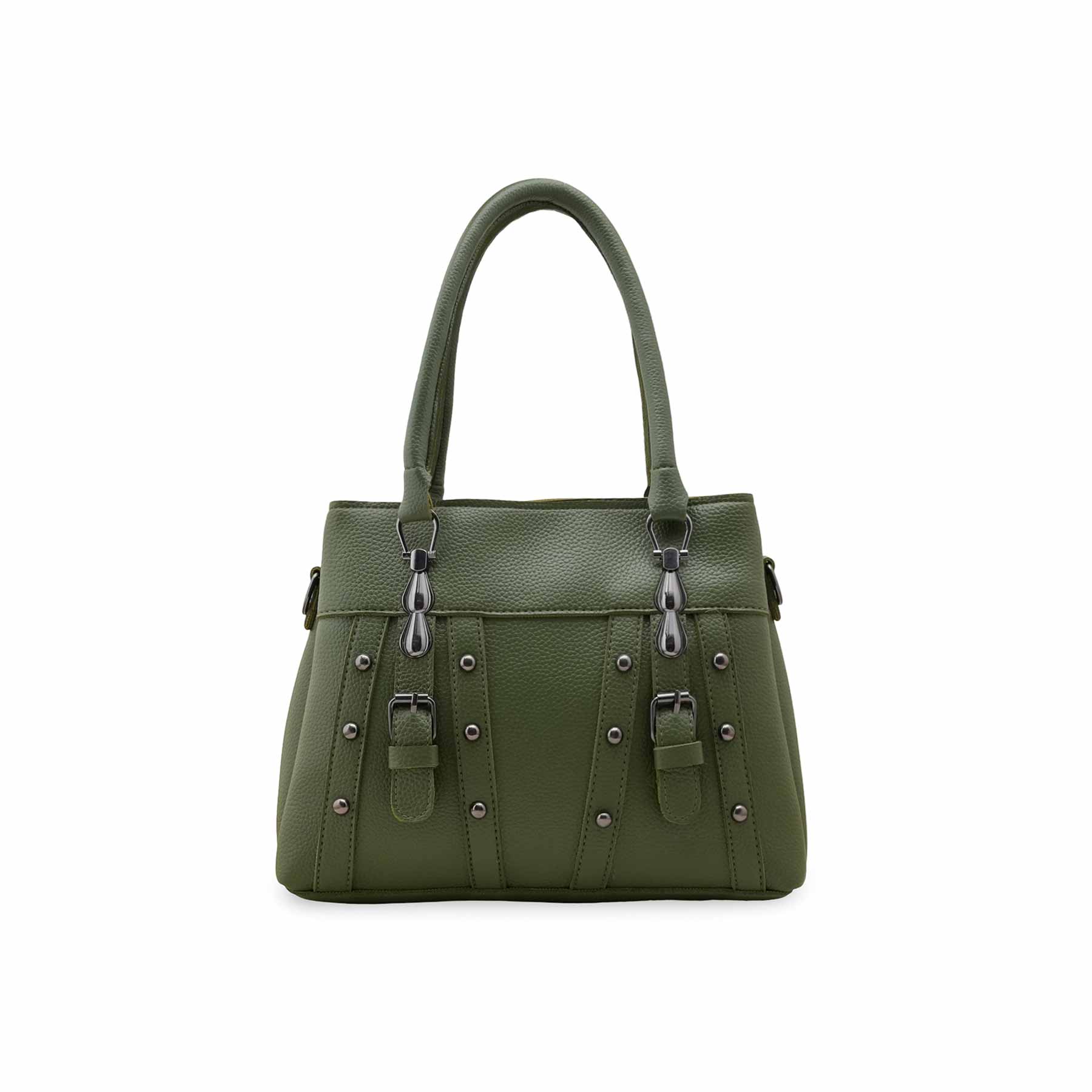 Green Casual Hand Bag For Women P56259 - Image 2