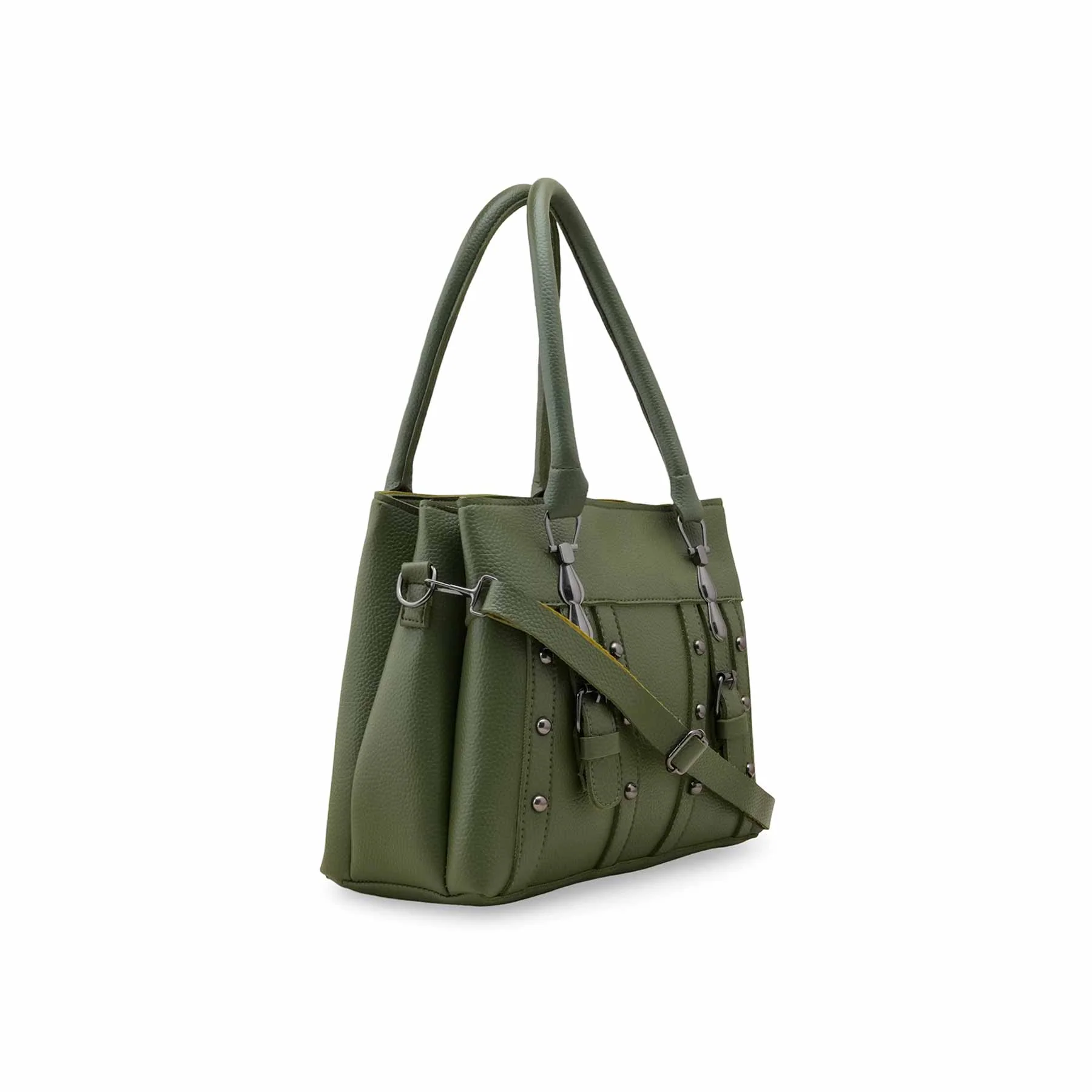 Green Casual Hand Bag For Women P56259 - Image 3