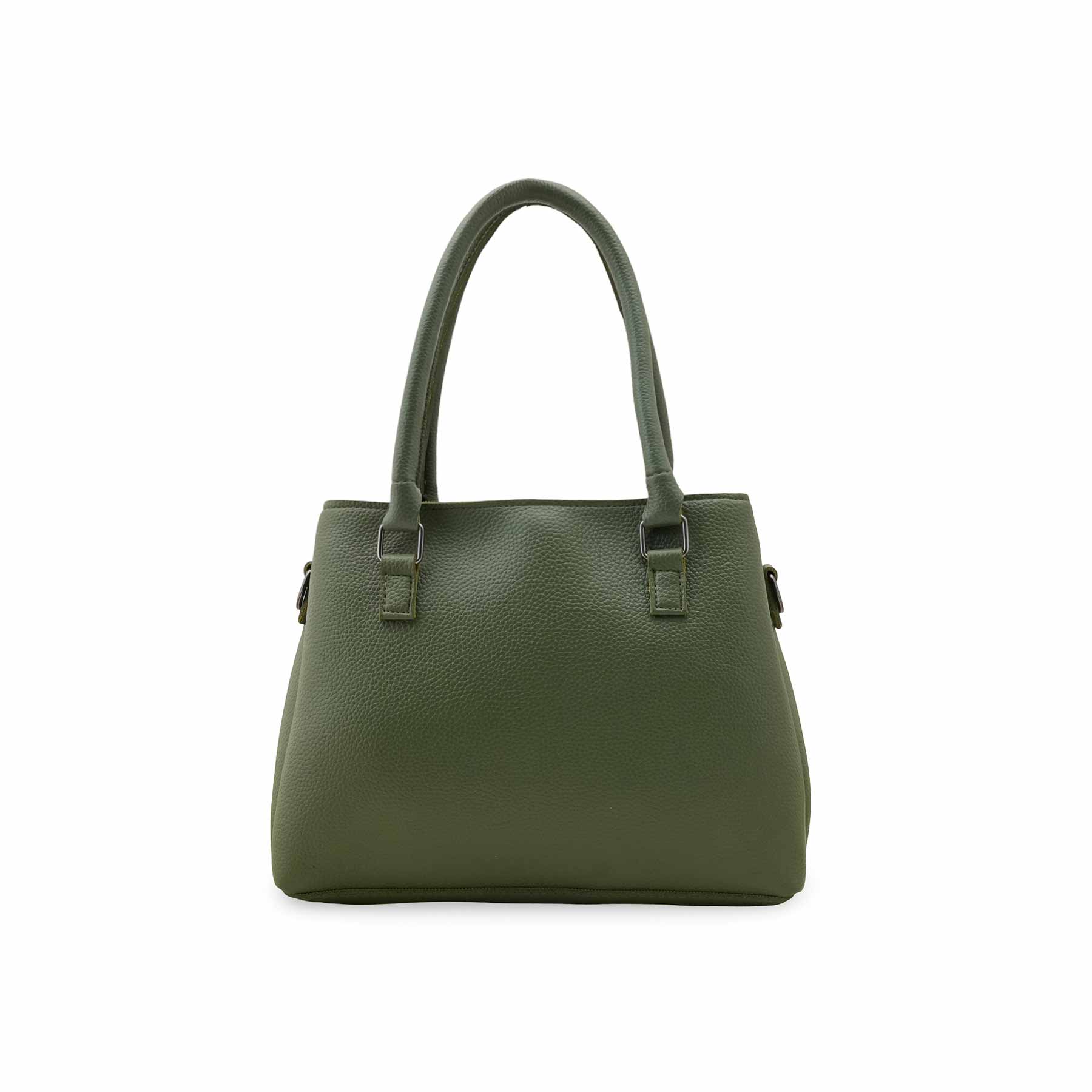 Green Casual Hand Bag For Women P56259 - Image 4