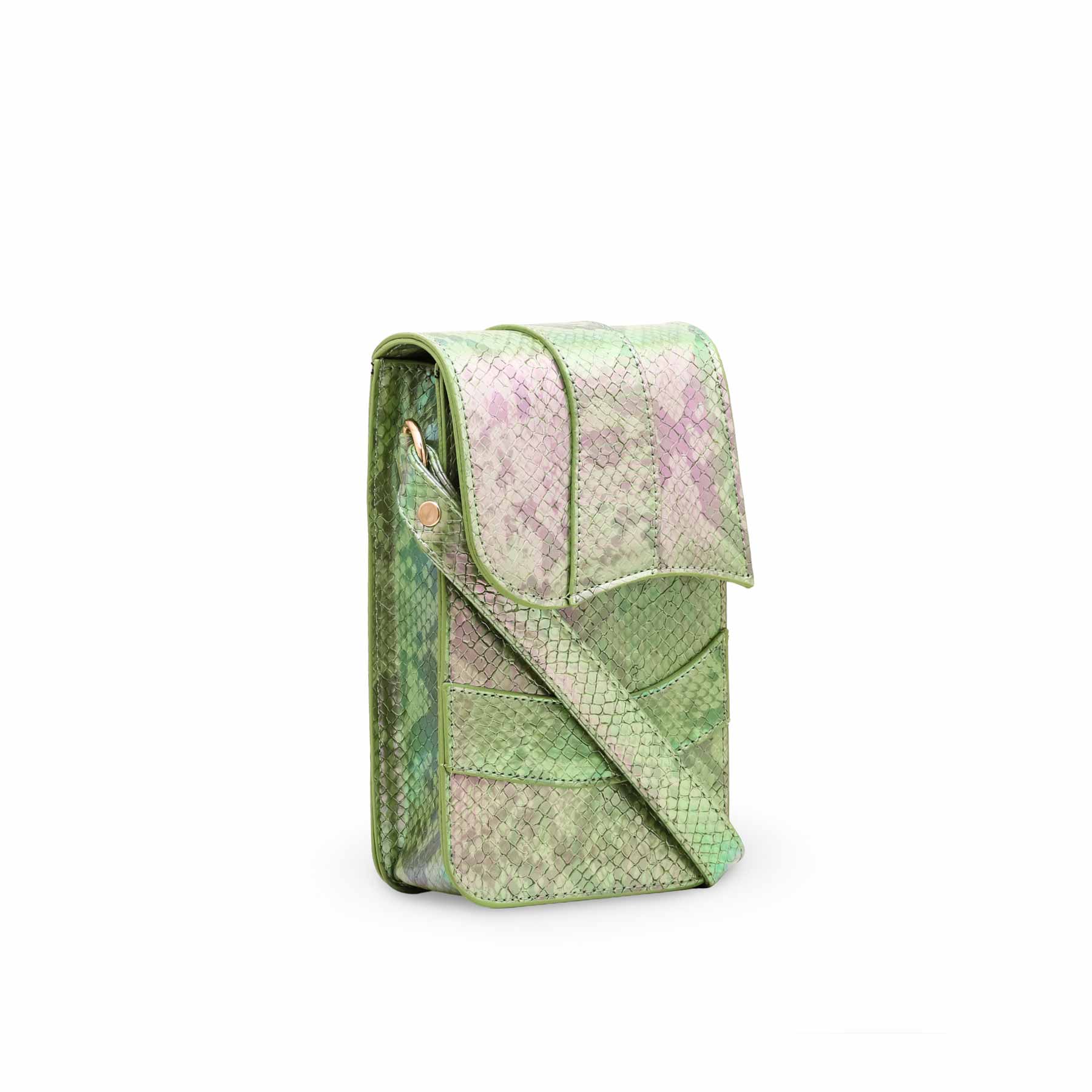 Green Casual Pouch For Women P97524 - Image 2