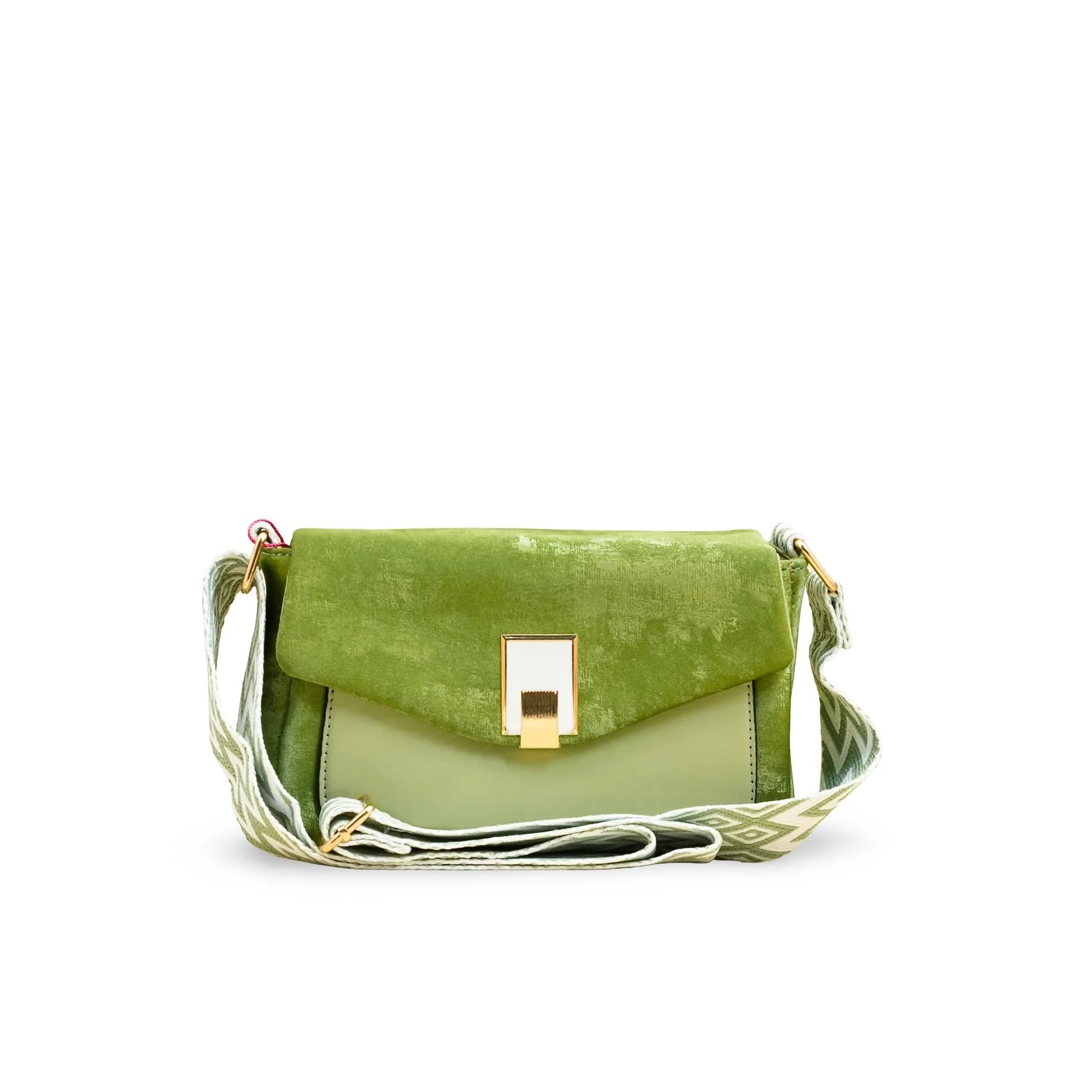 Green Casual Pouch For Women P97612 - Image 2