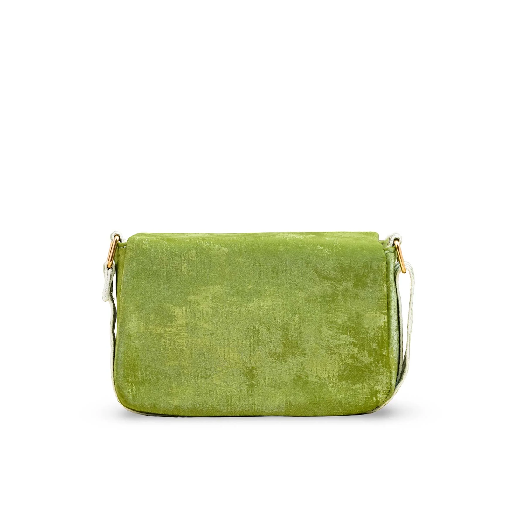 Green Casual Pouch For Women P97612 - Image 4
