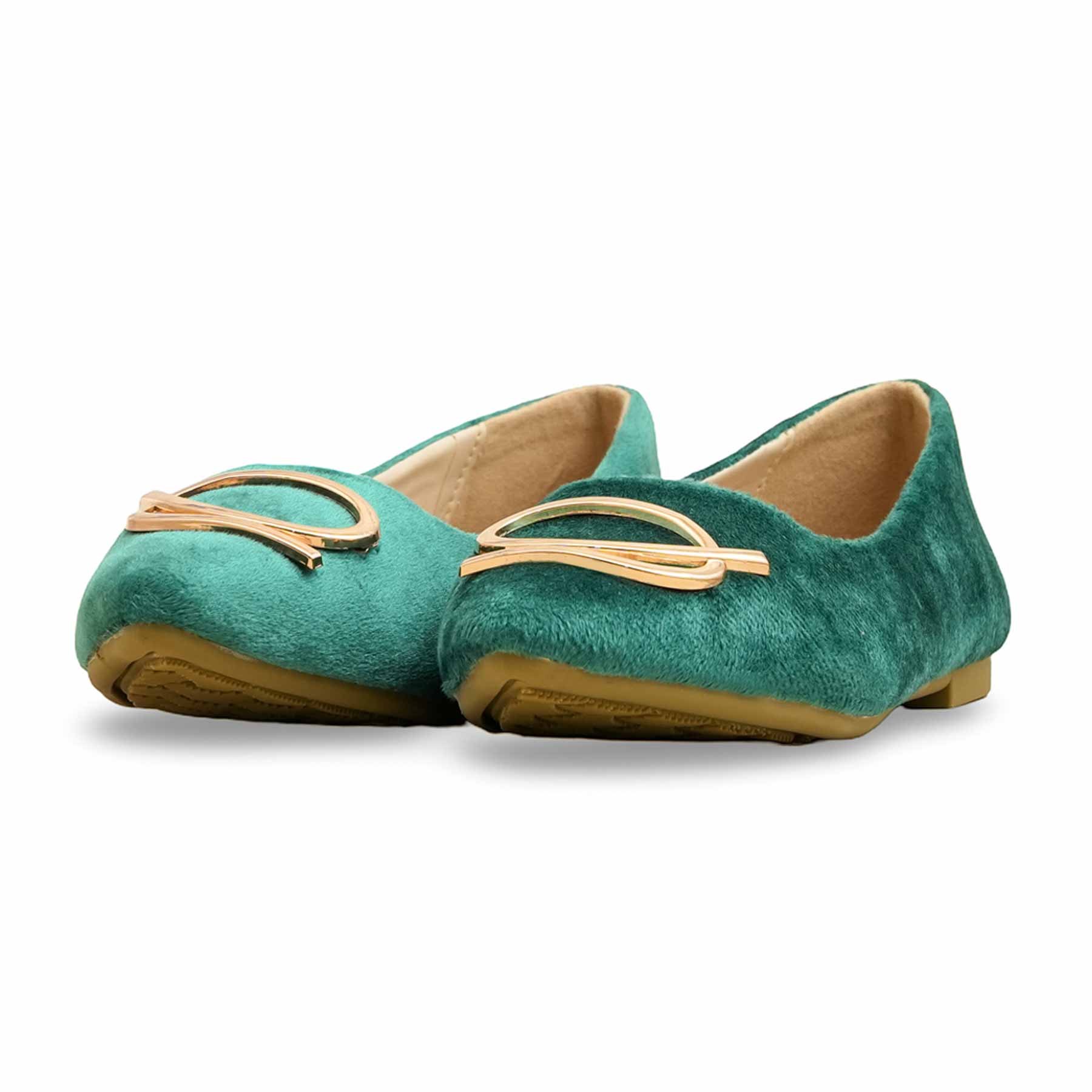 Green Casual Pumps WN1273 - Image 3