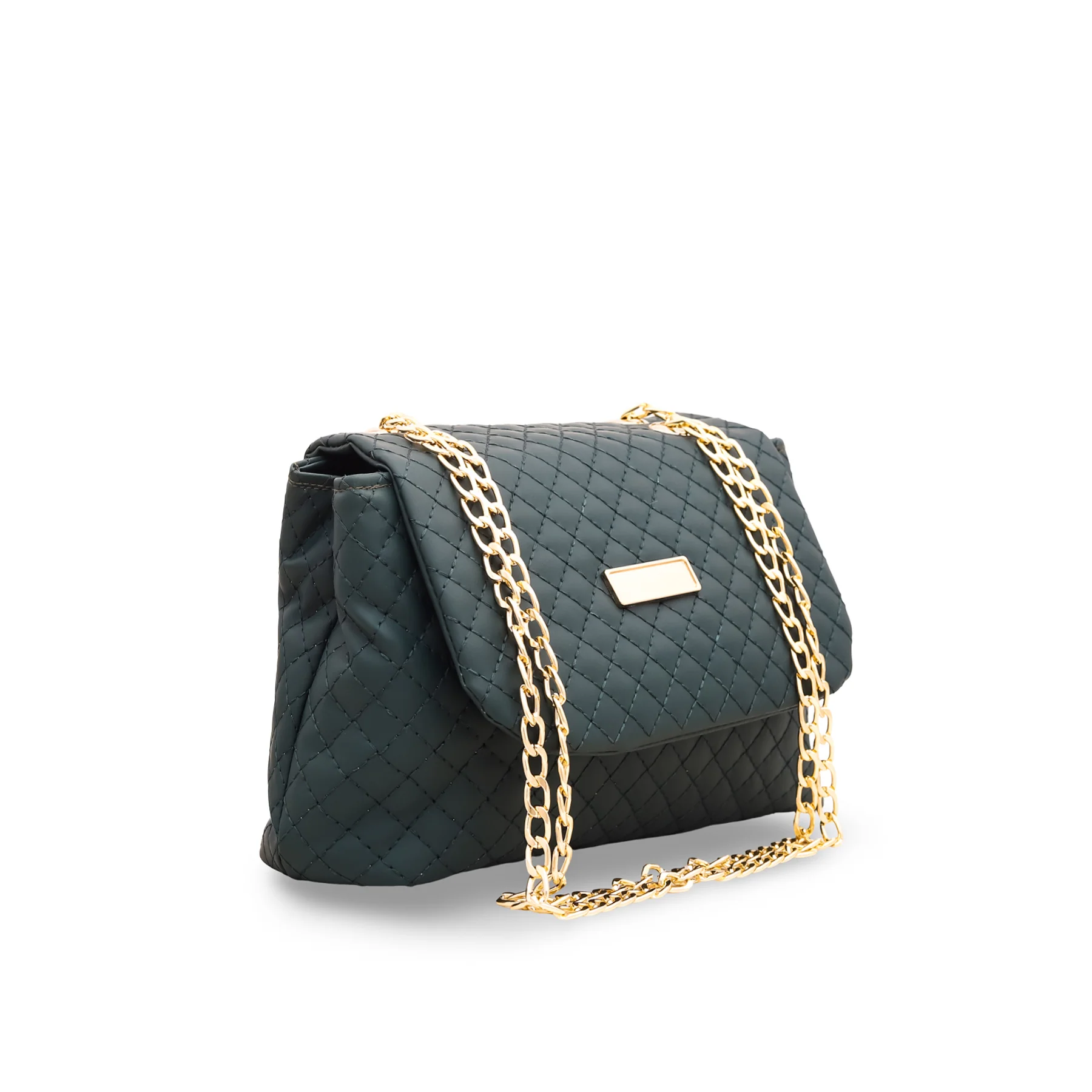 Green Casual Shoulder Bag P55447 - Image 2