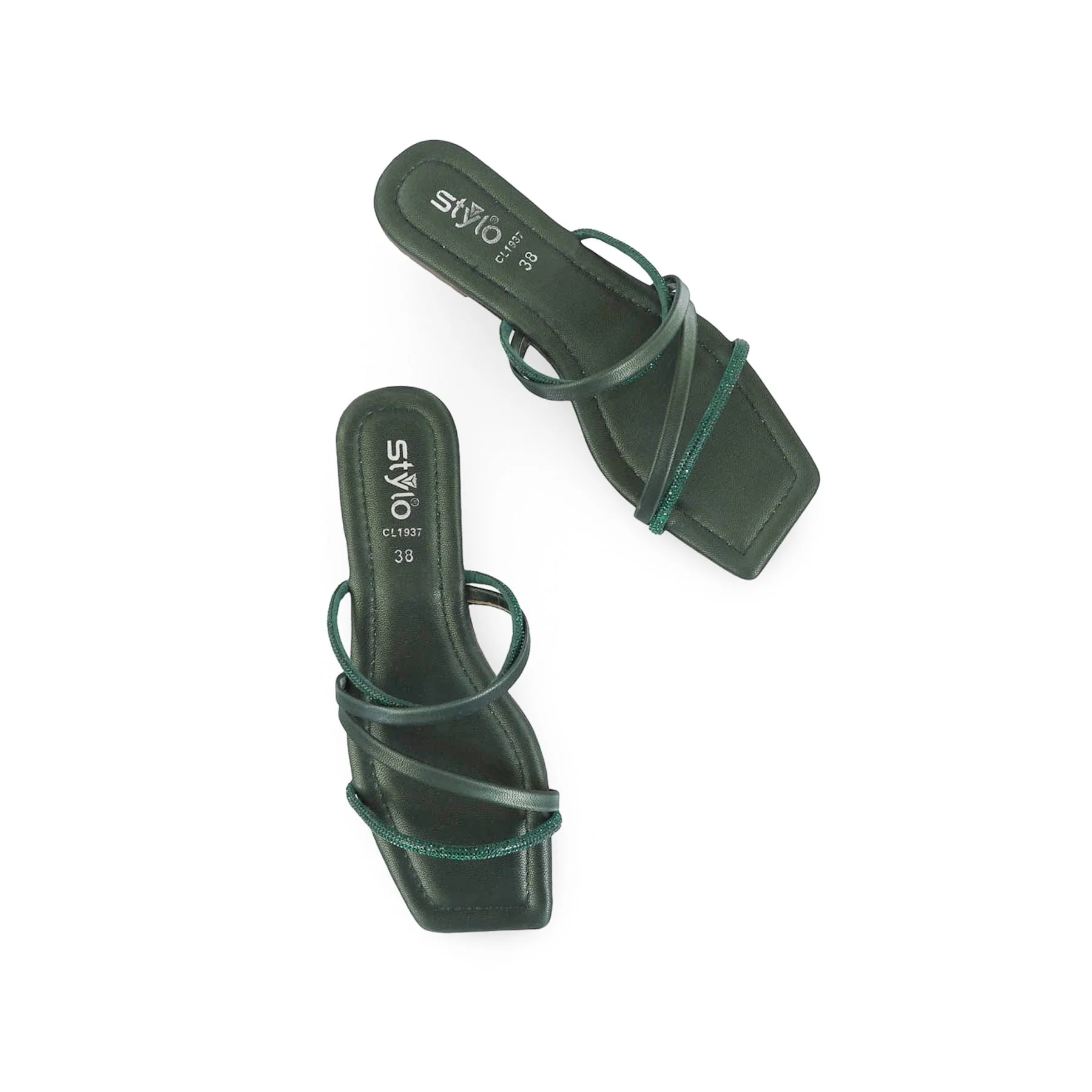 Green Casual Slipper CL1937 - Image 4