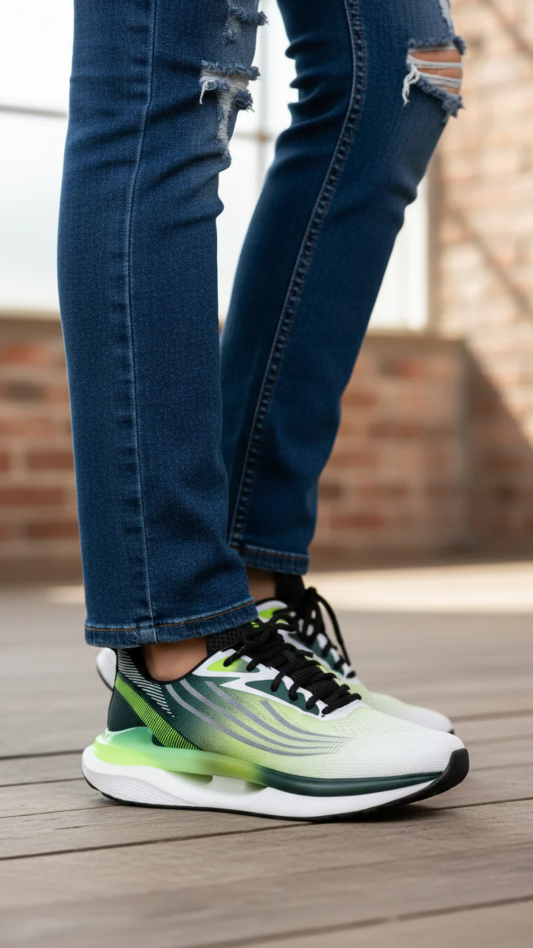 Green Casual Sneaker AT7351 - Image 2