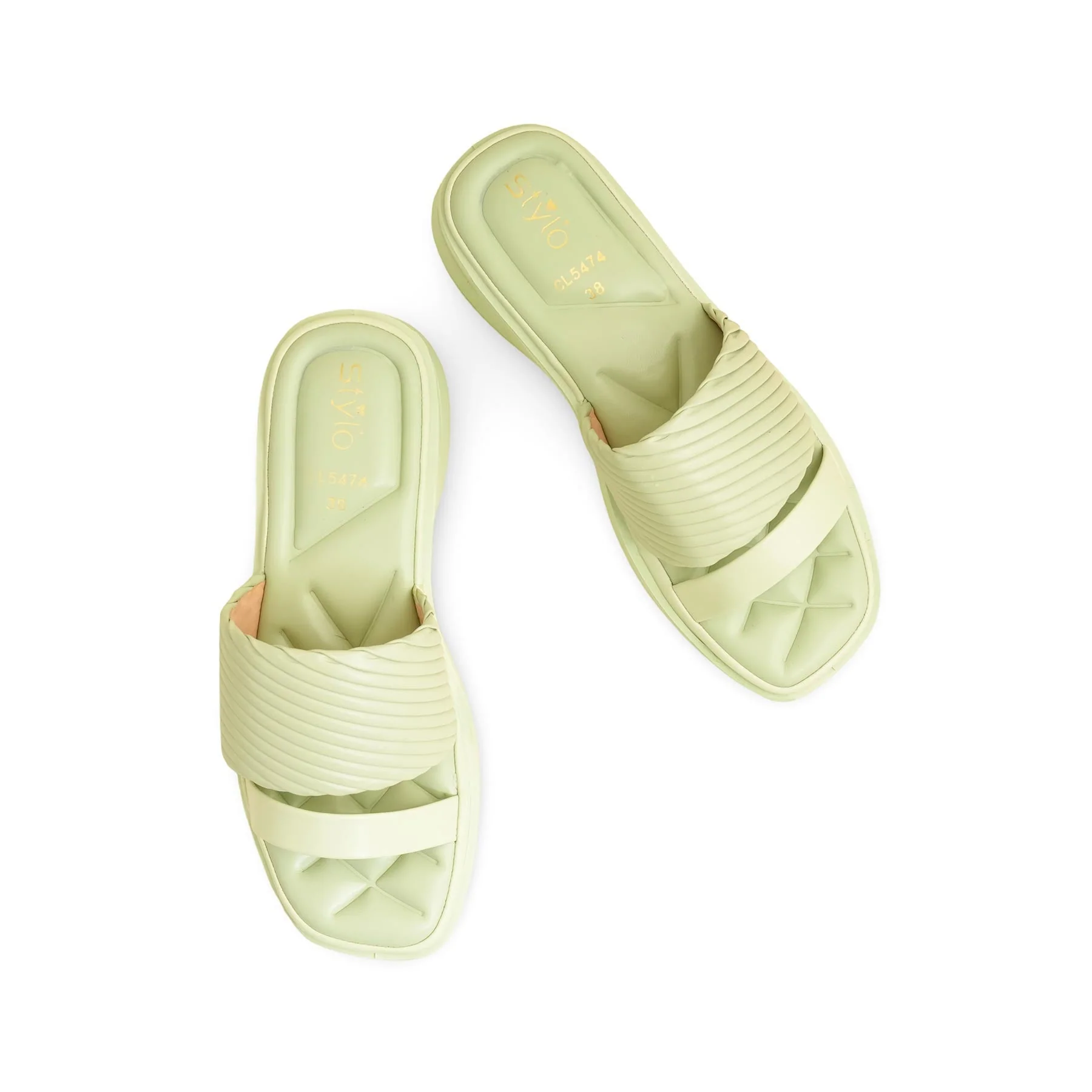 Green Casual Softy For Women CL5474 - Image 5