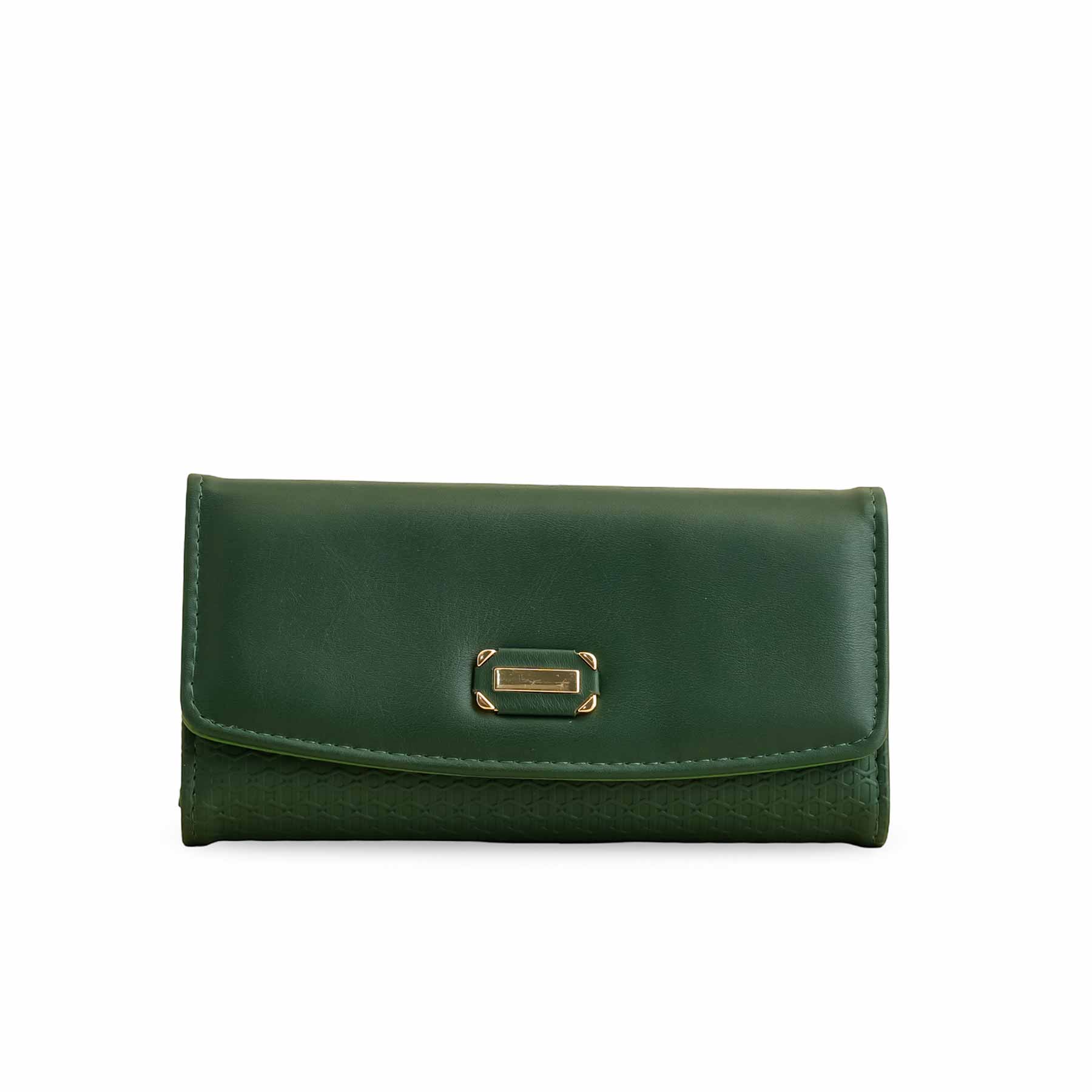 Green Casual Wallet For Women P70981 - Image 2