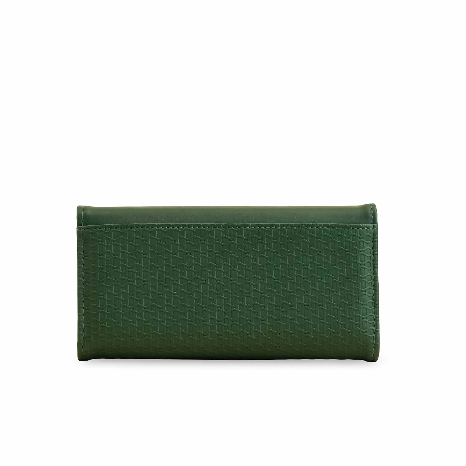 Green Casual Wallet For Women P70981 - Image 4