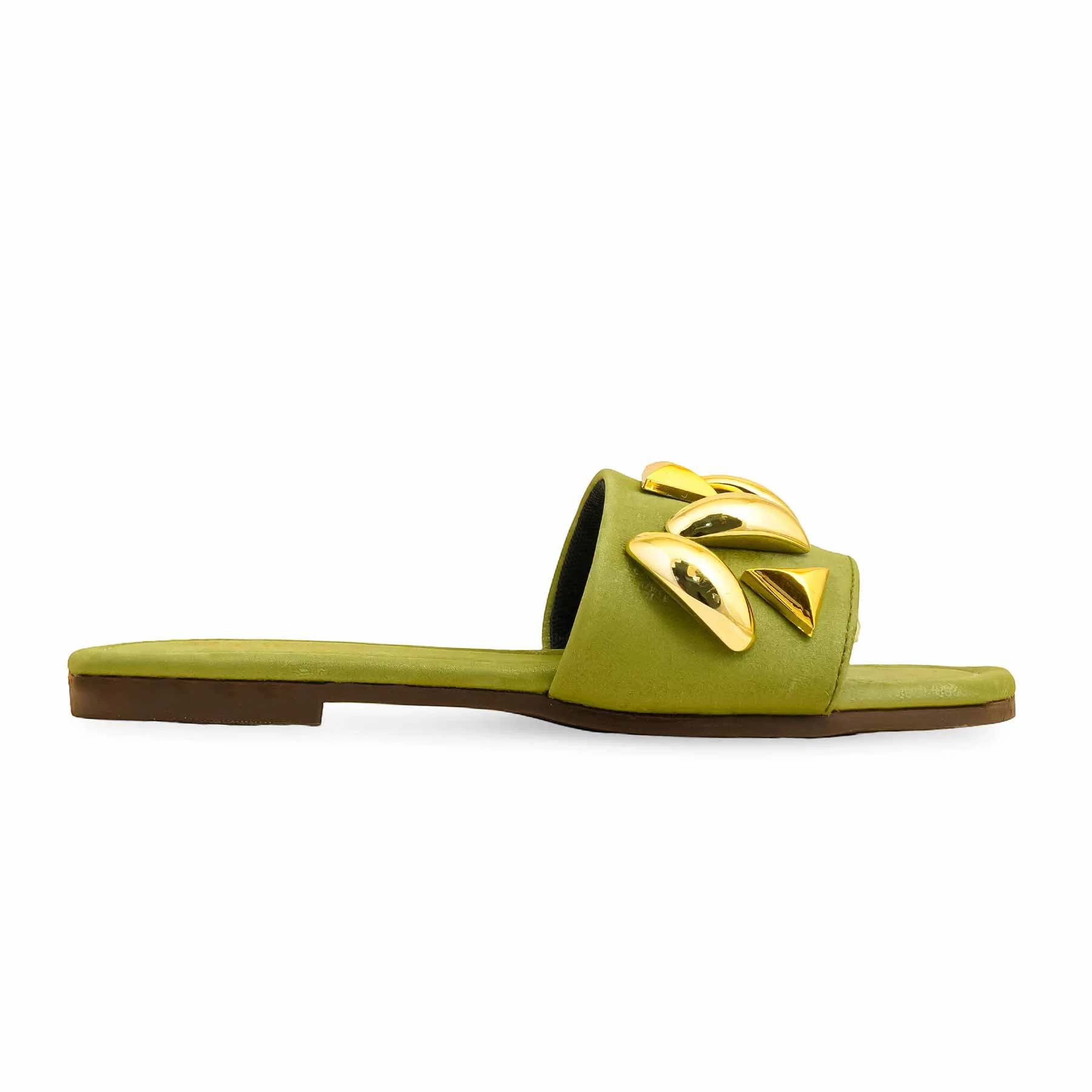 Green Casual Women Slipper CL2073 - Image 2