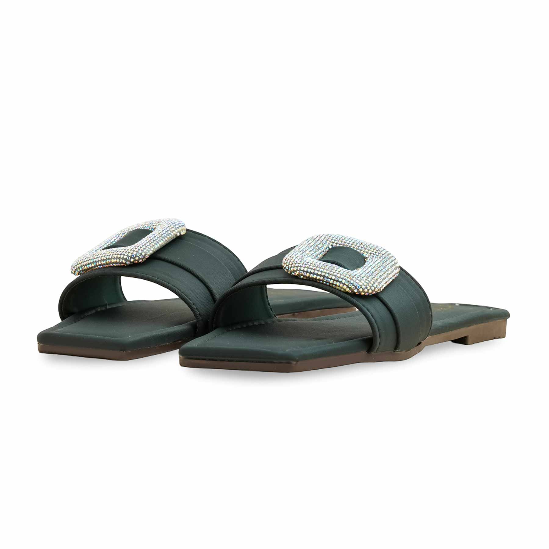Green Casual Women Slipper CL2104 - Image 3