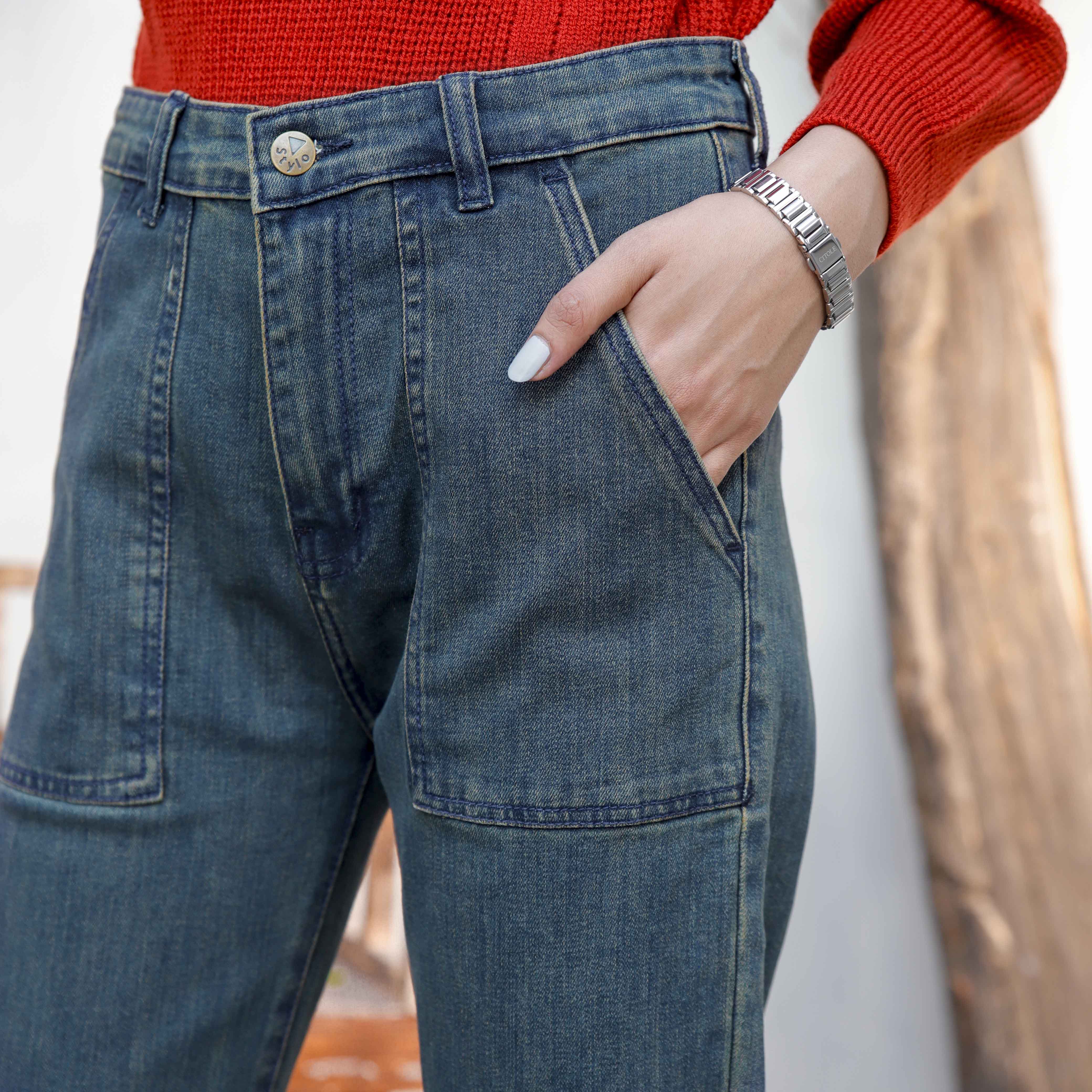 Green Denim pant PS9523 - Image 4