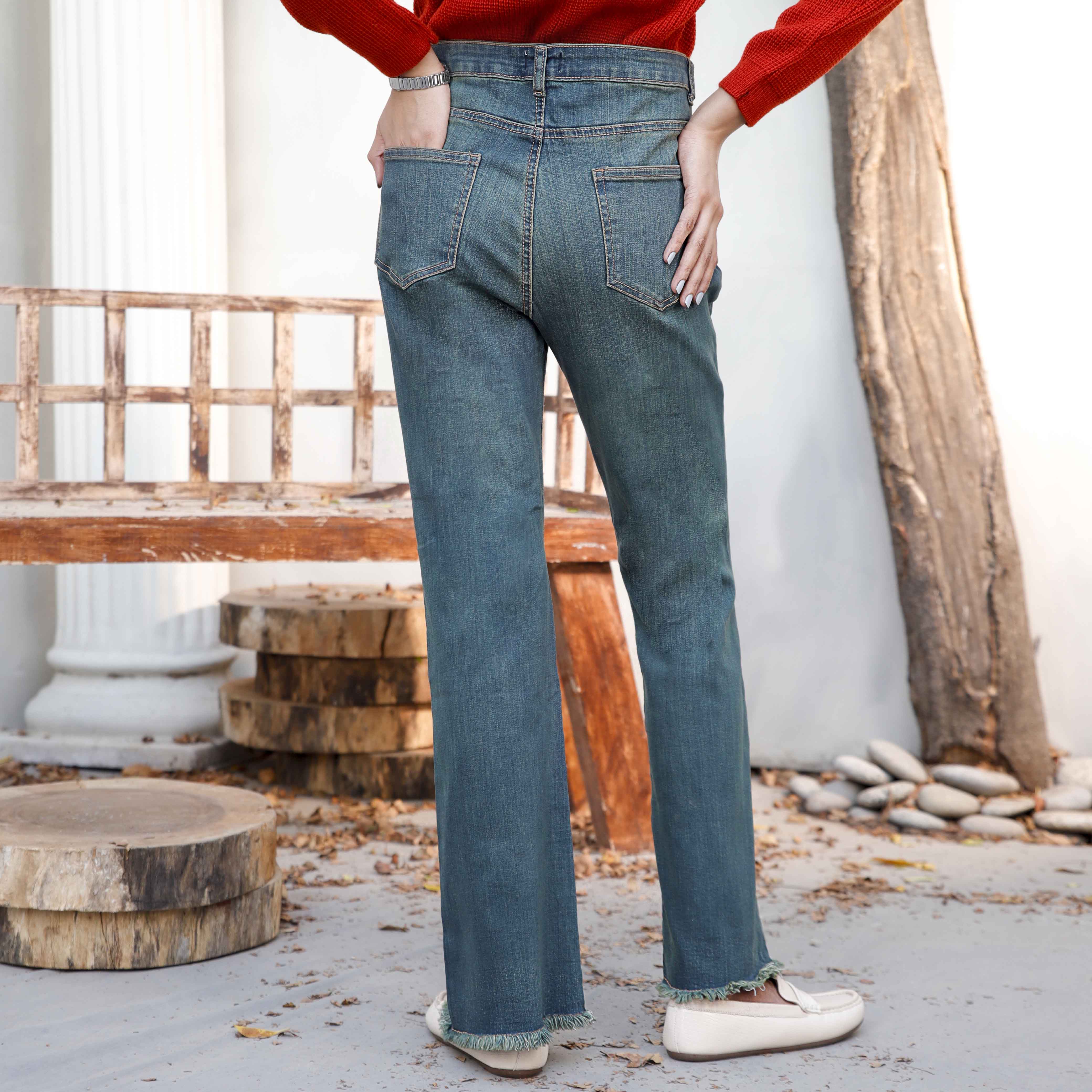 Green Denim pant PS9526 - Image 4