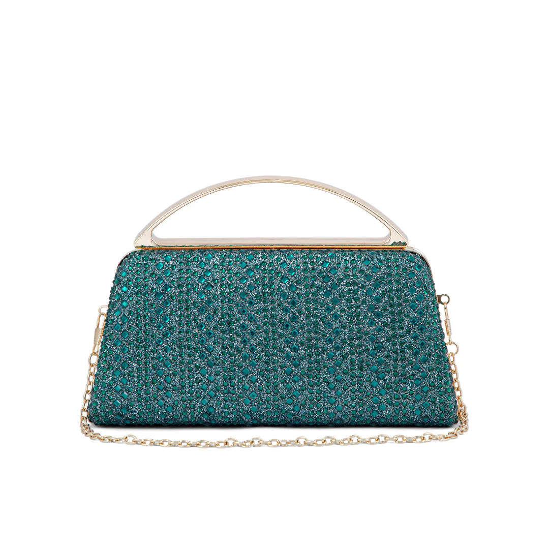 Green Fancy Clutch P24188 - Image 2