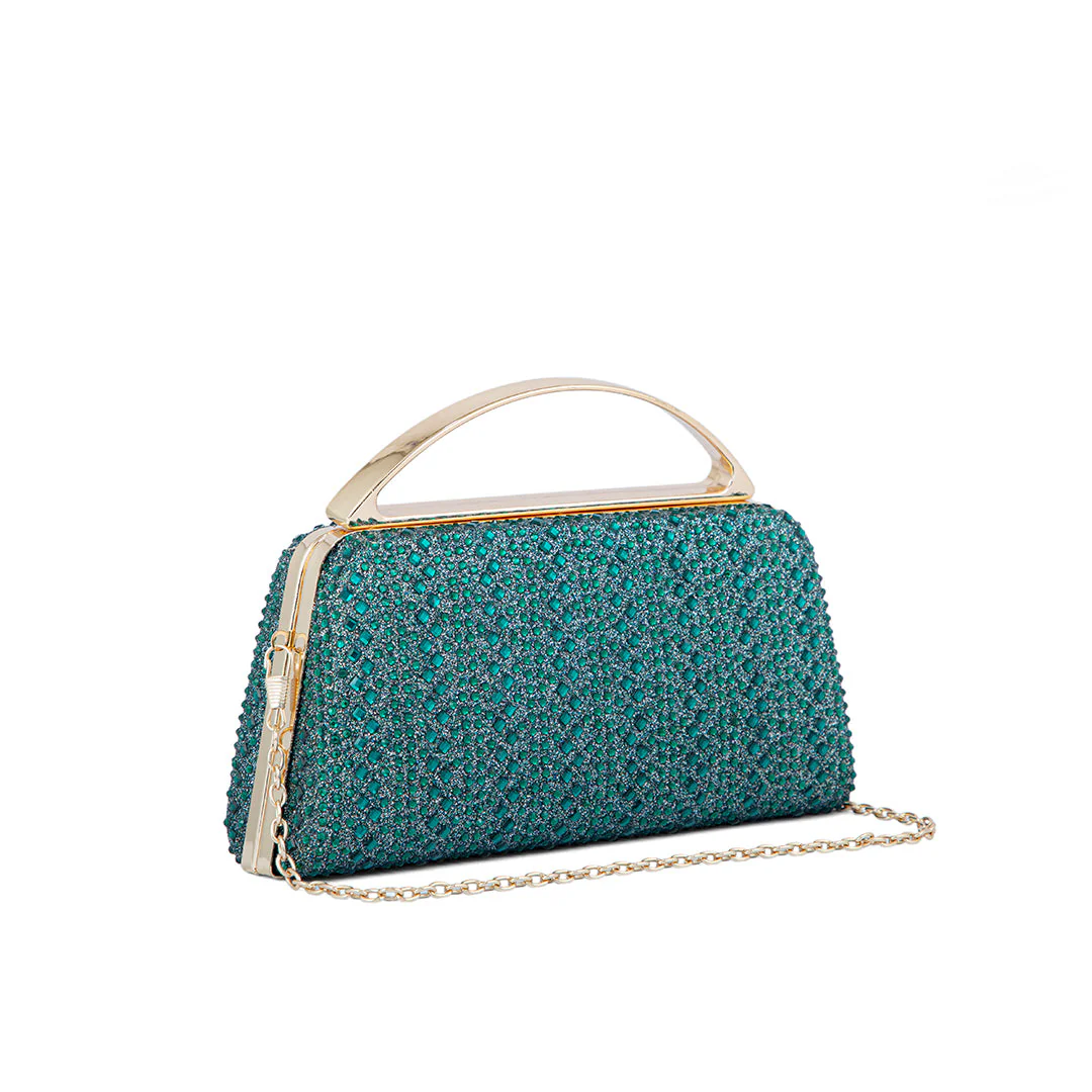 Green Fancy Clutch P24188 - Image 3