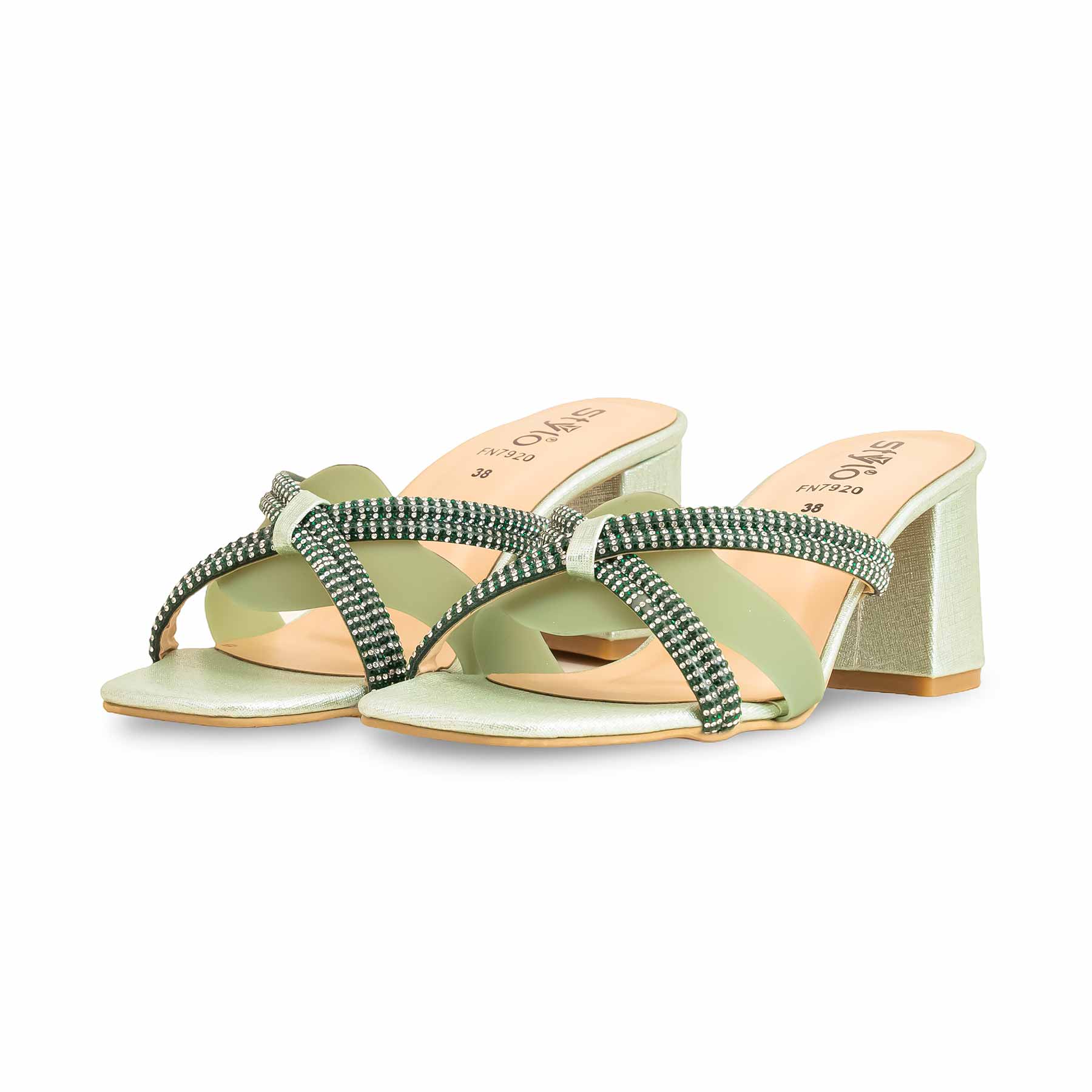 Green Fancy Slipper FN7920 - Image 3