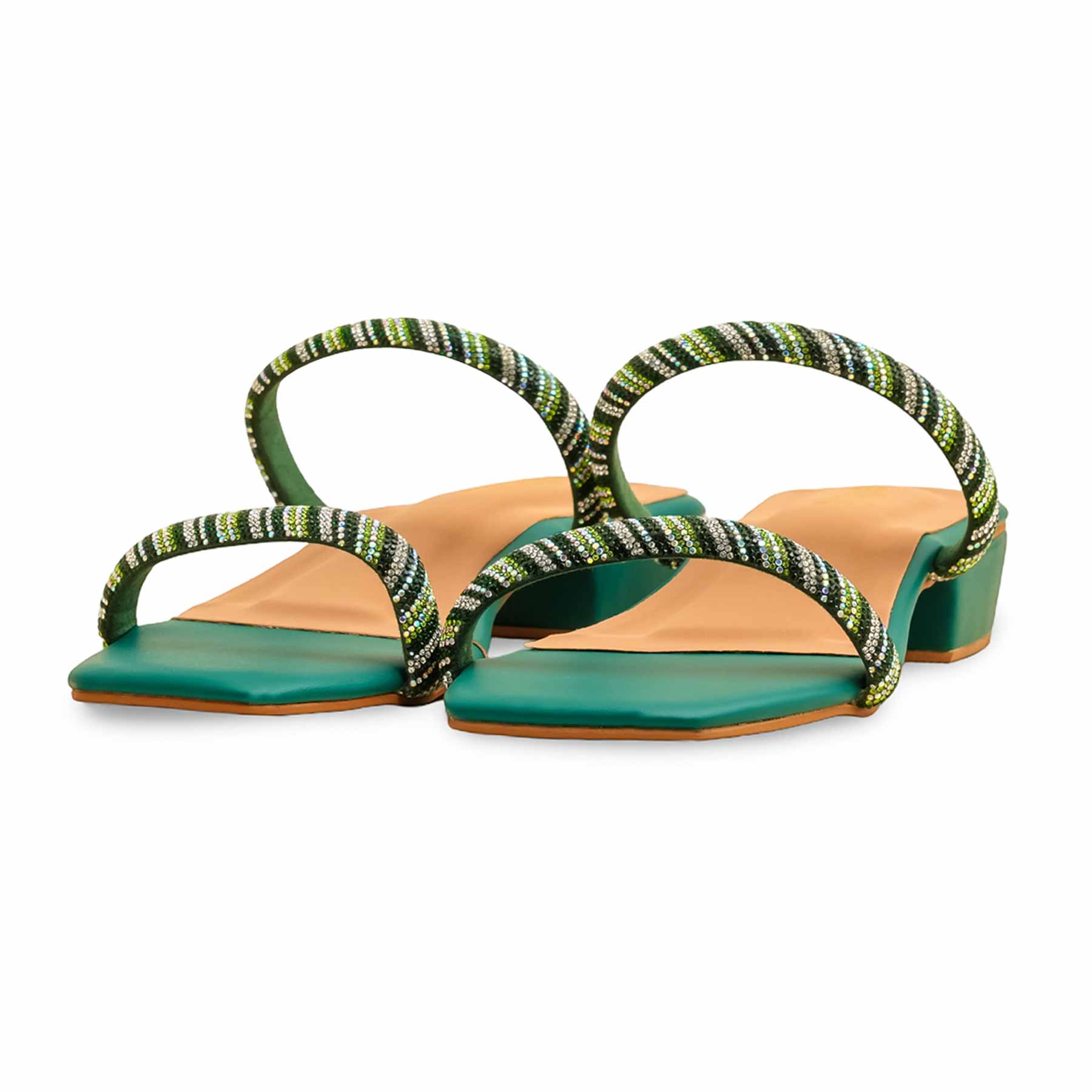 Green Fancy Slipper LFN713 - Image 3