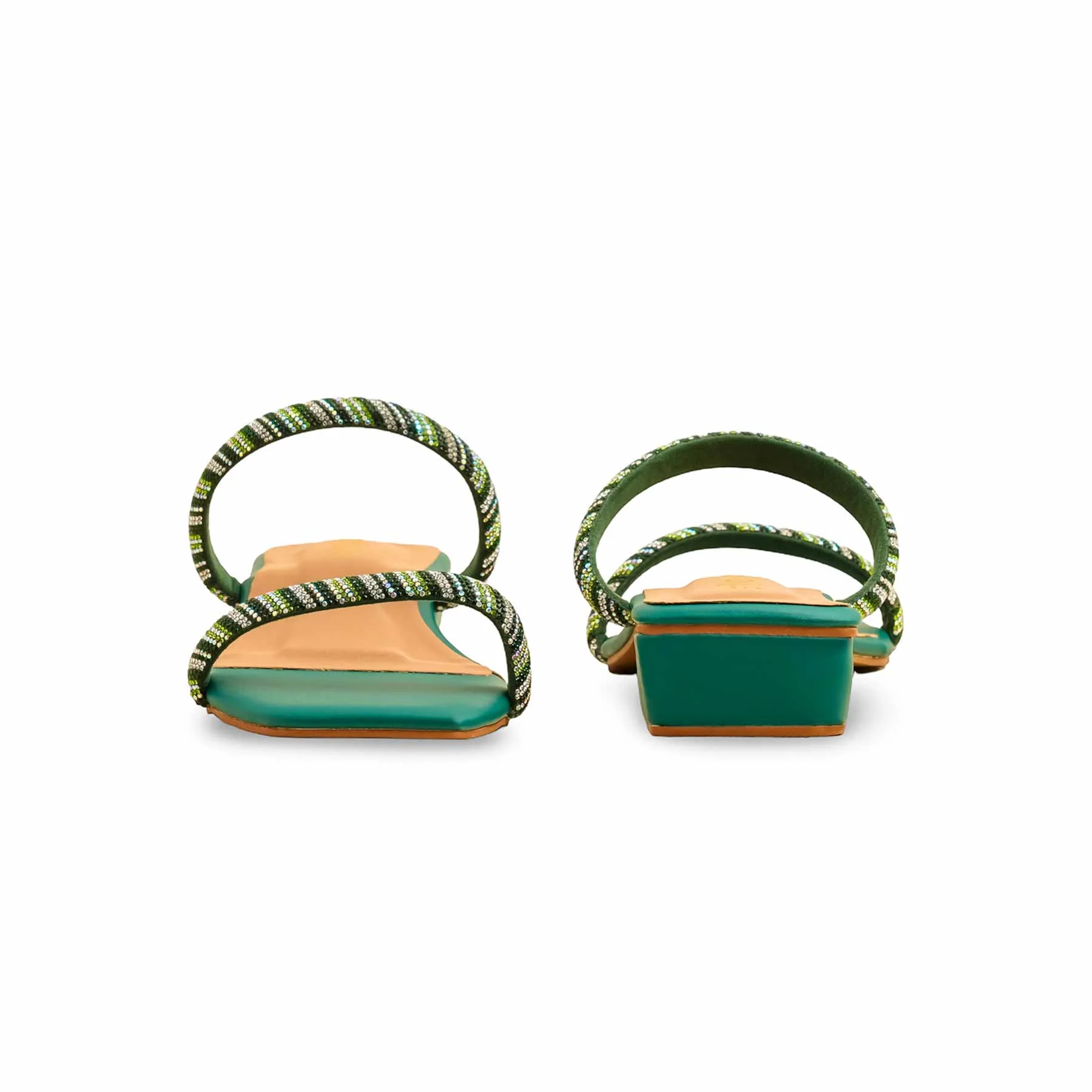 Green Fancy Slipper LFN713 - Image 4