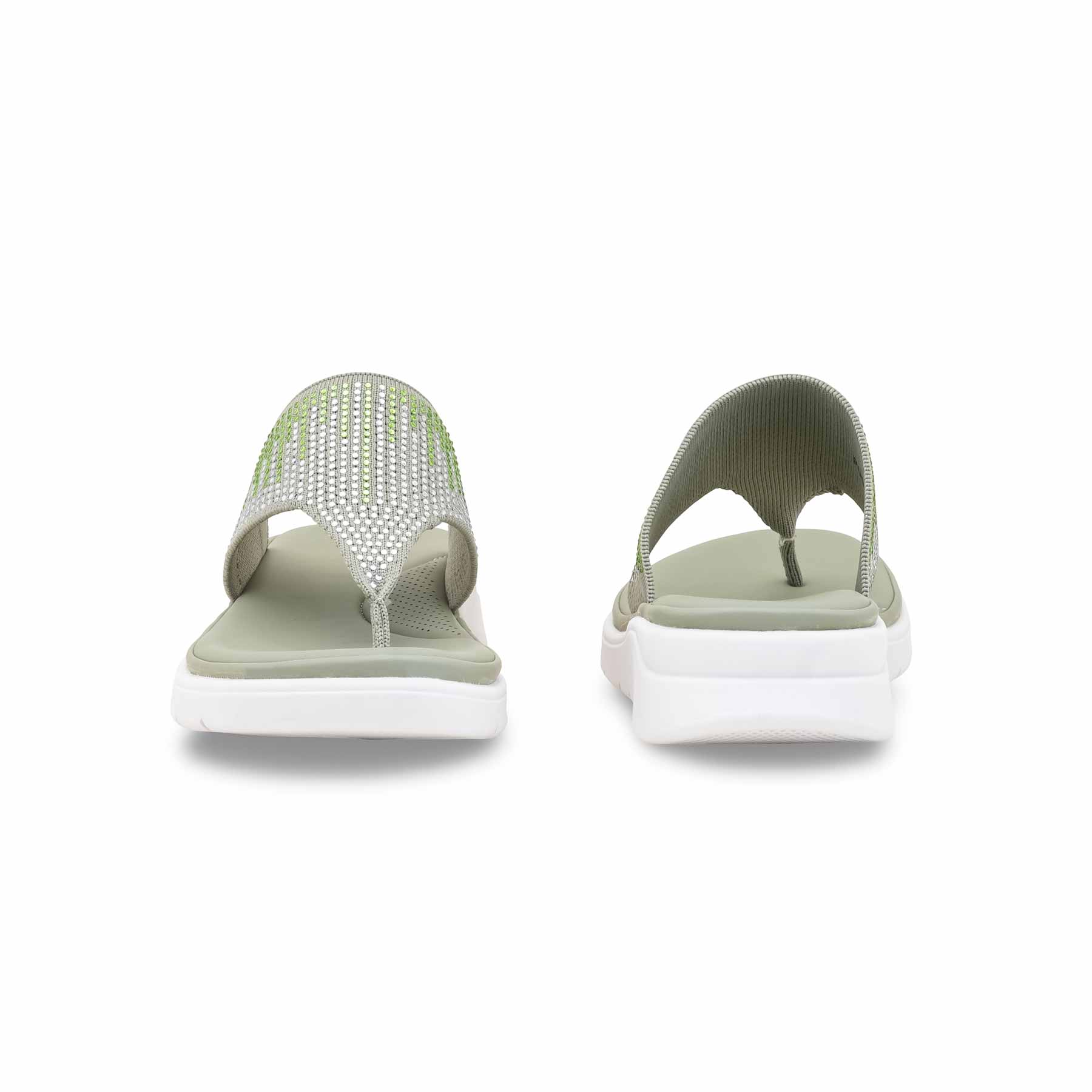 Green Formal Chappal For Ladies PU0708 - Image 4