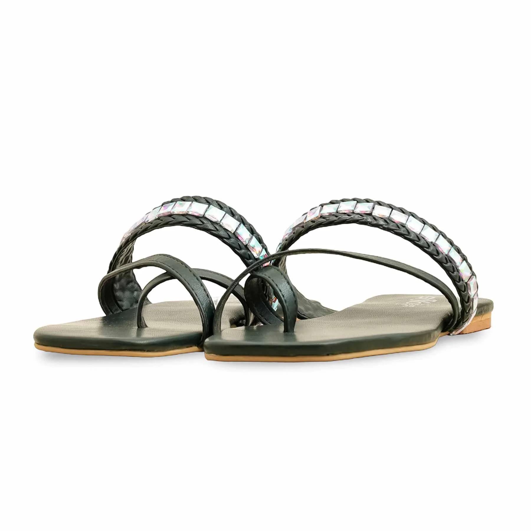 Green Formal Chappal FR0571 - Image 3