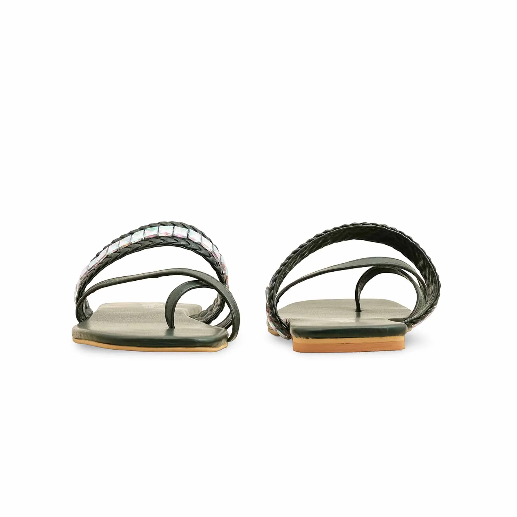 Green Formal Chappal FR0571 - Image 4