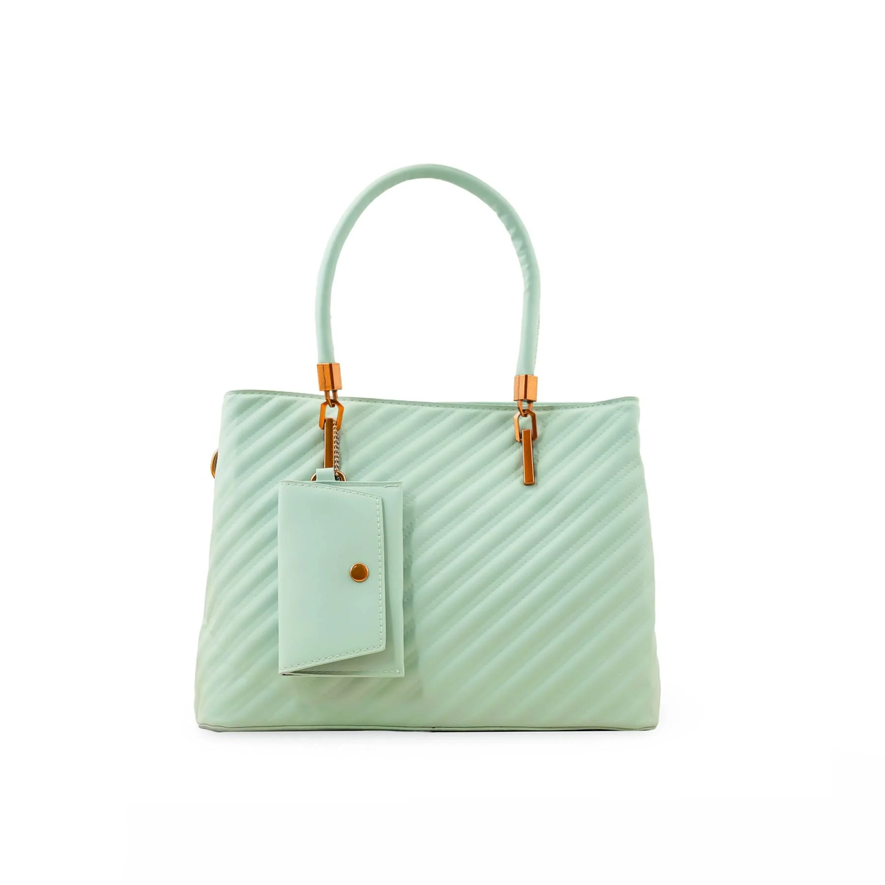 Green Formal Hand Bag For Ladies P36153 - Image 2