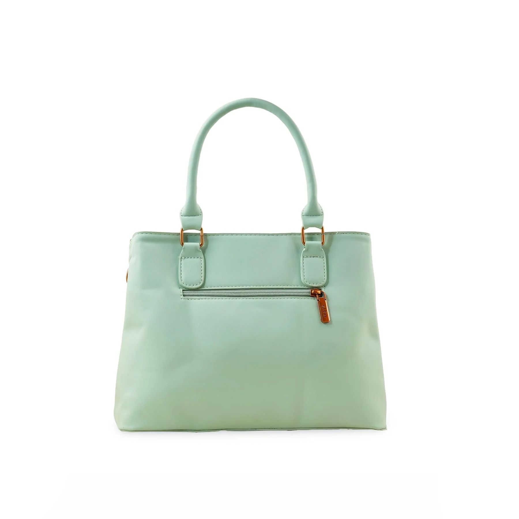 Green Formal Hand Bag For Ladies P36153 - Image 4
