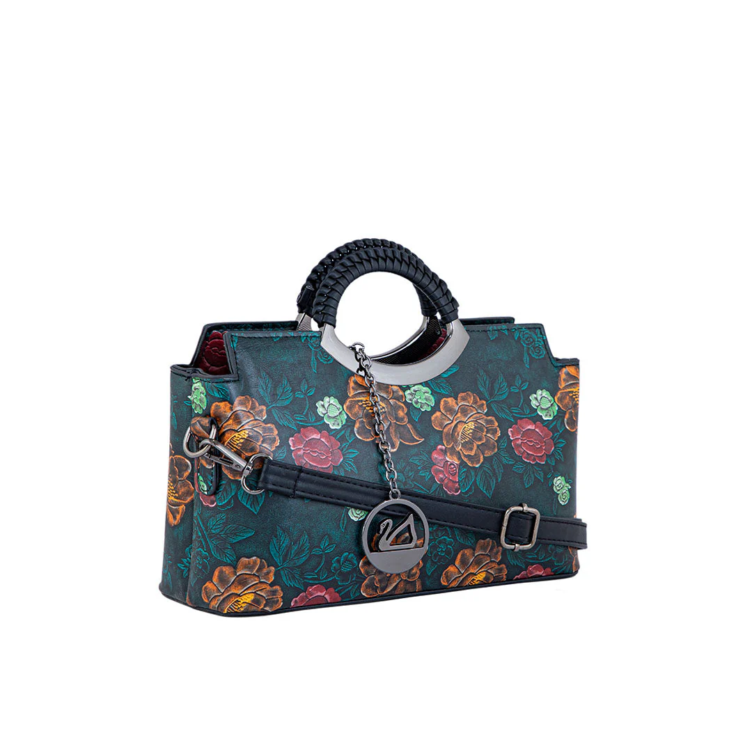 Green Formal Hand Bag For Women P36168 - Image 2