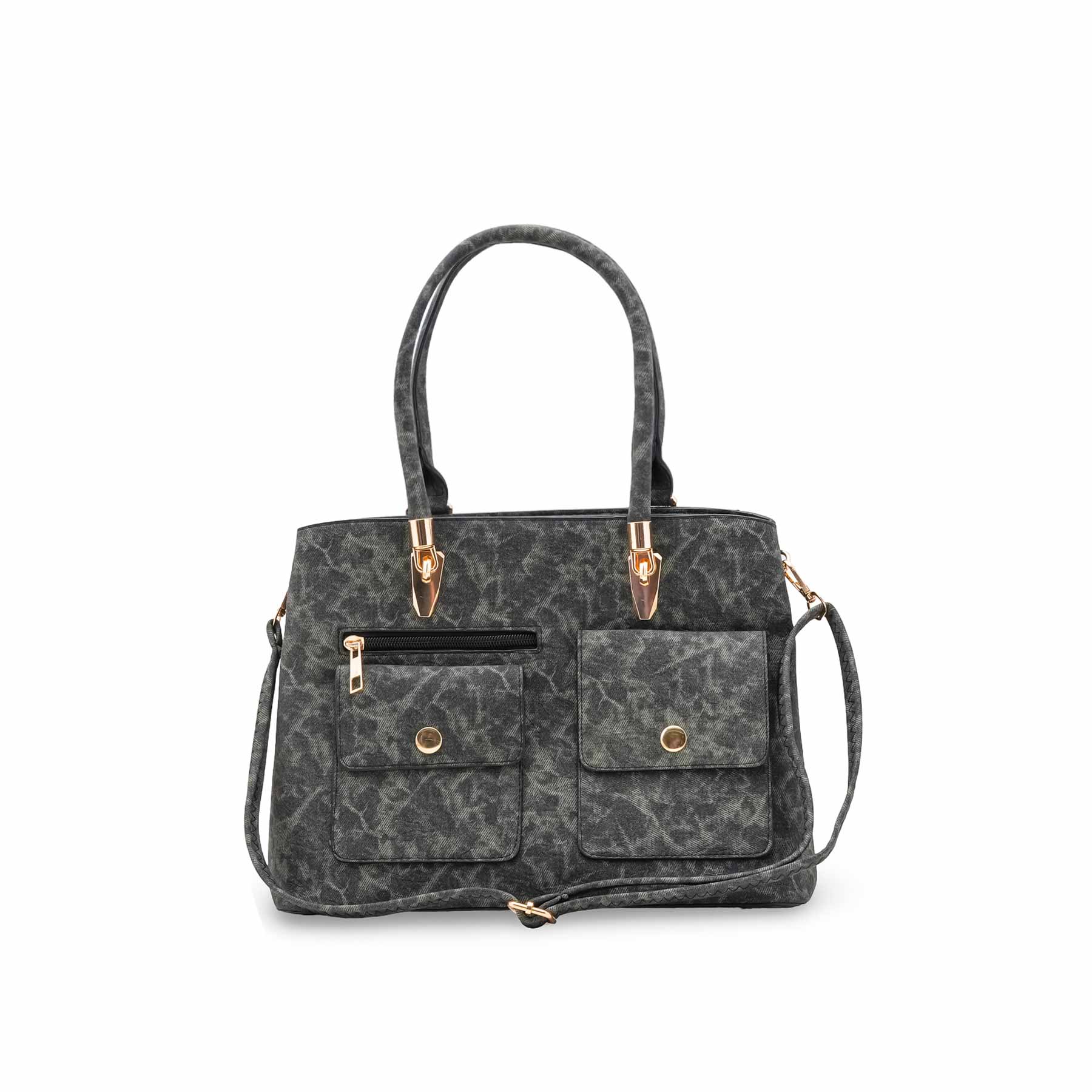 Green Formal Hand Bag For Women P55850 - Image 2