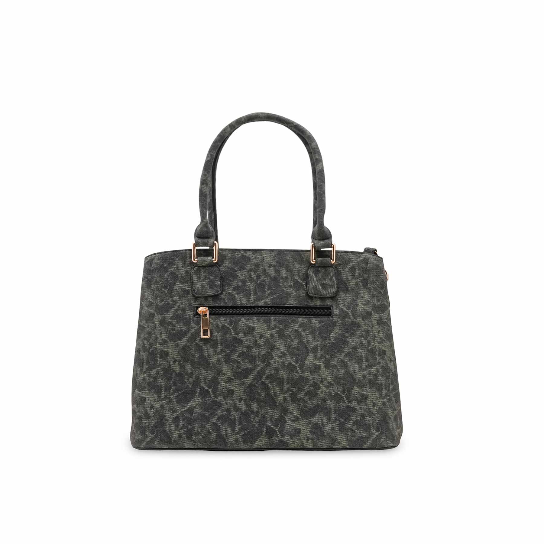 Green Formal Hand Bag For Women P55850 - Image 4
