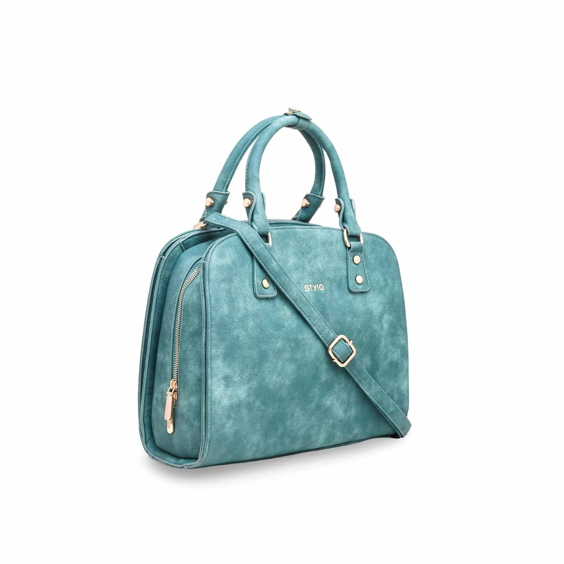 Green Formal Hand Bag P36132 - Image 2