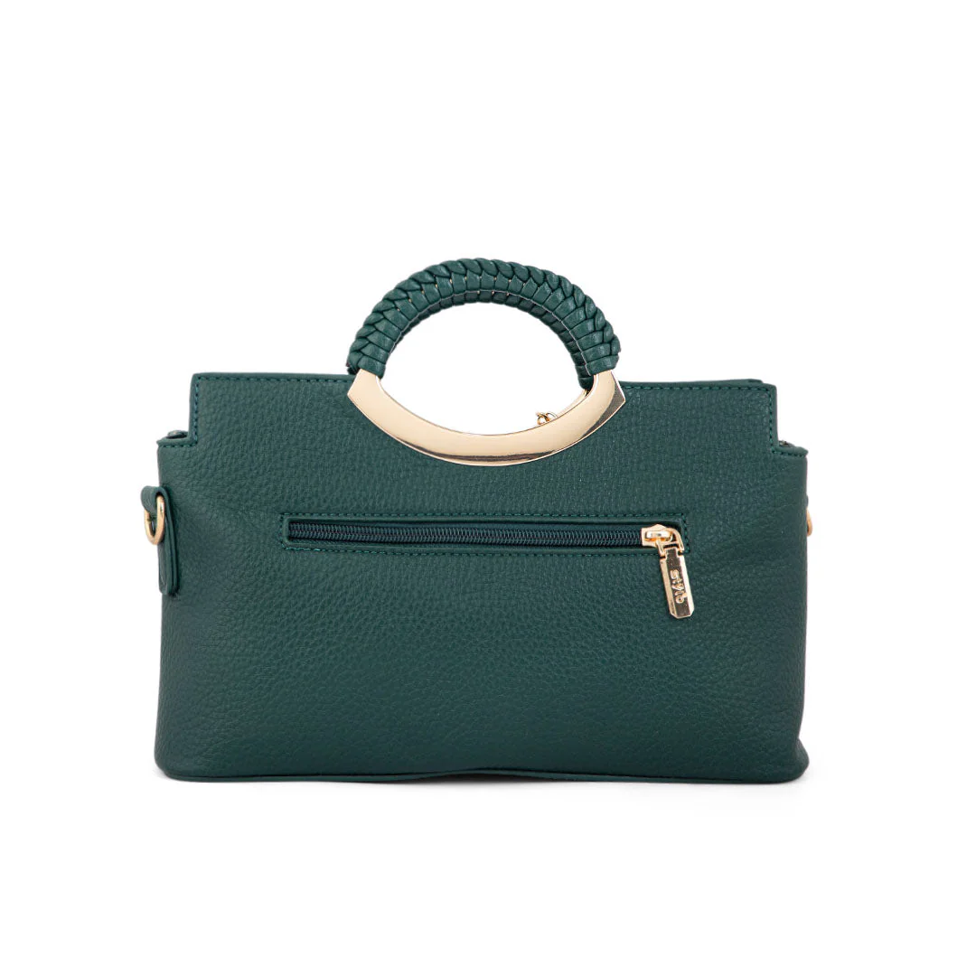 Green Formal Hand Bag P36163 - Image 3