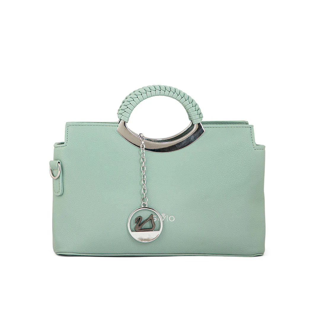 Green Formal Hand Bag P36165 - Image 2