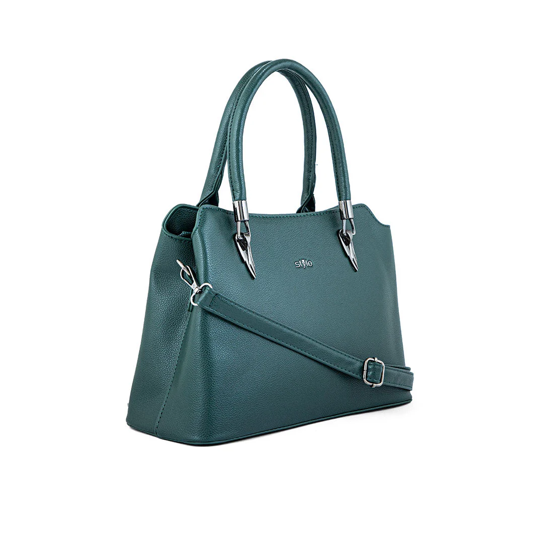 Green Formal Hand Bag P36235 - Image 2