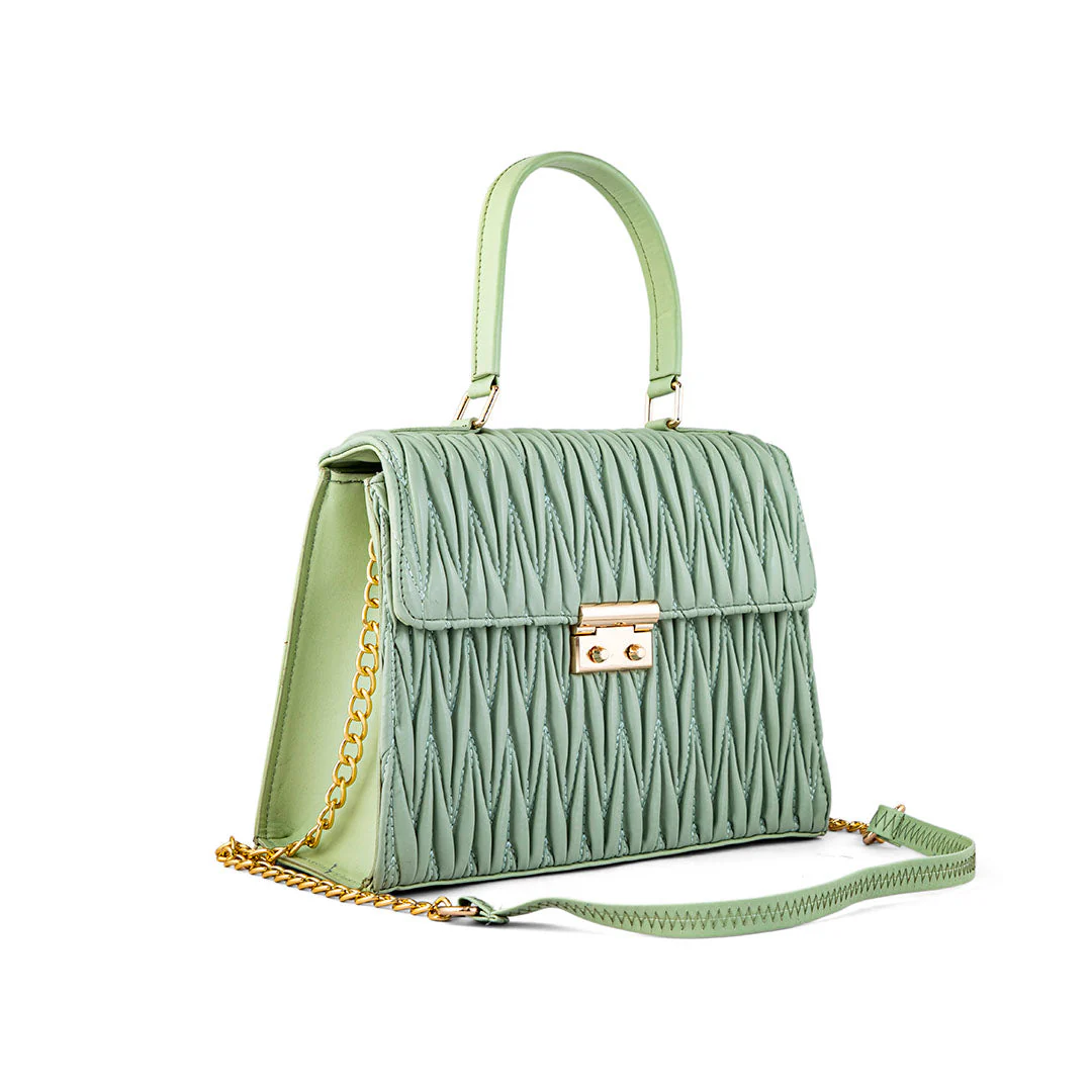 Green Formal Hand Bag P55629 - Image 2