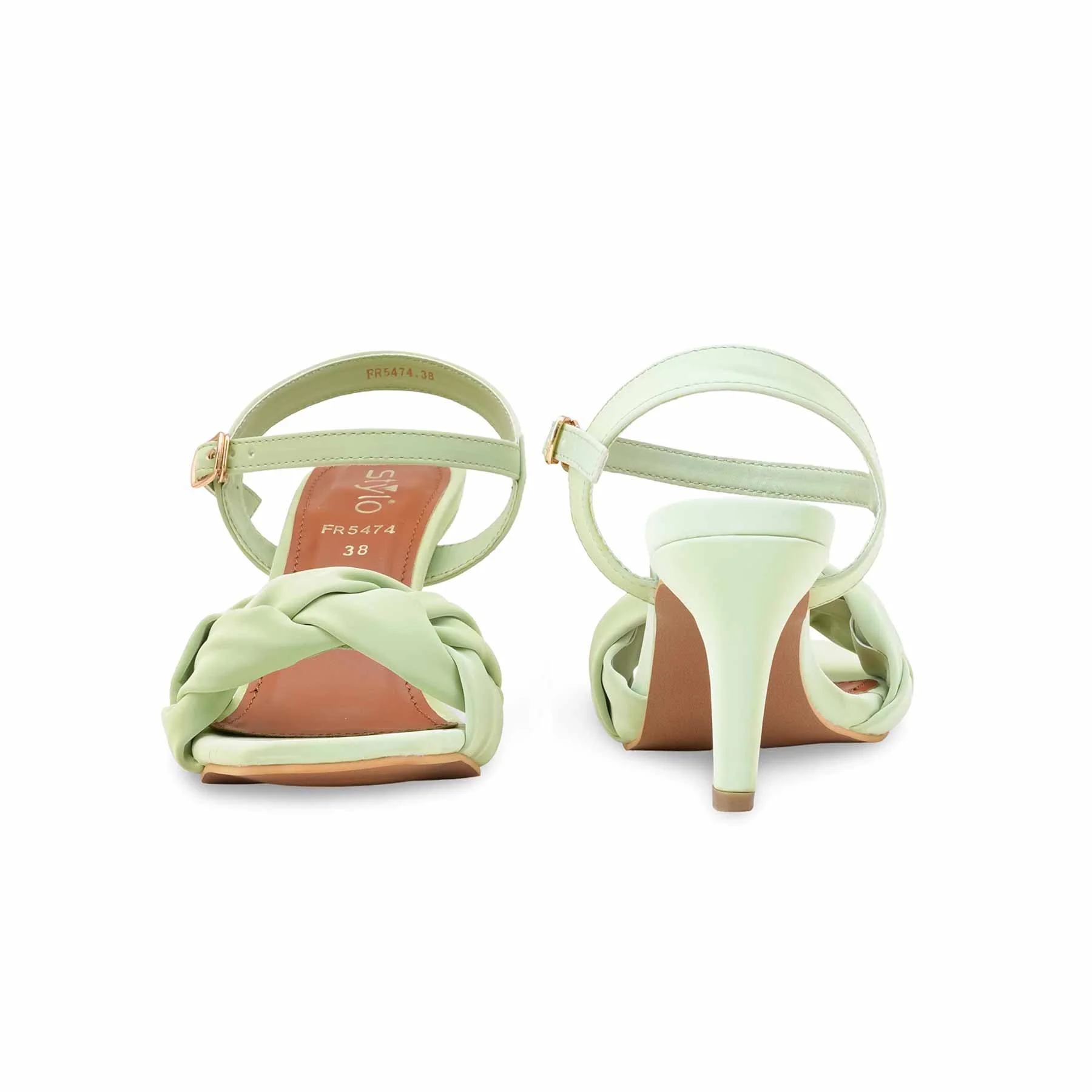 Green Formal Sandal For Women FR5474 - Image 4