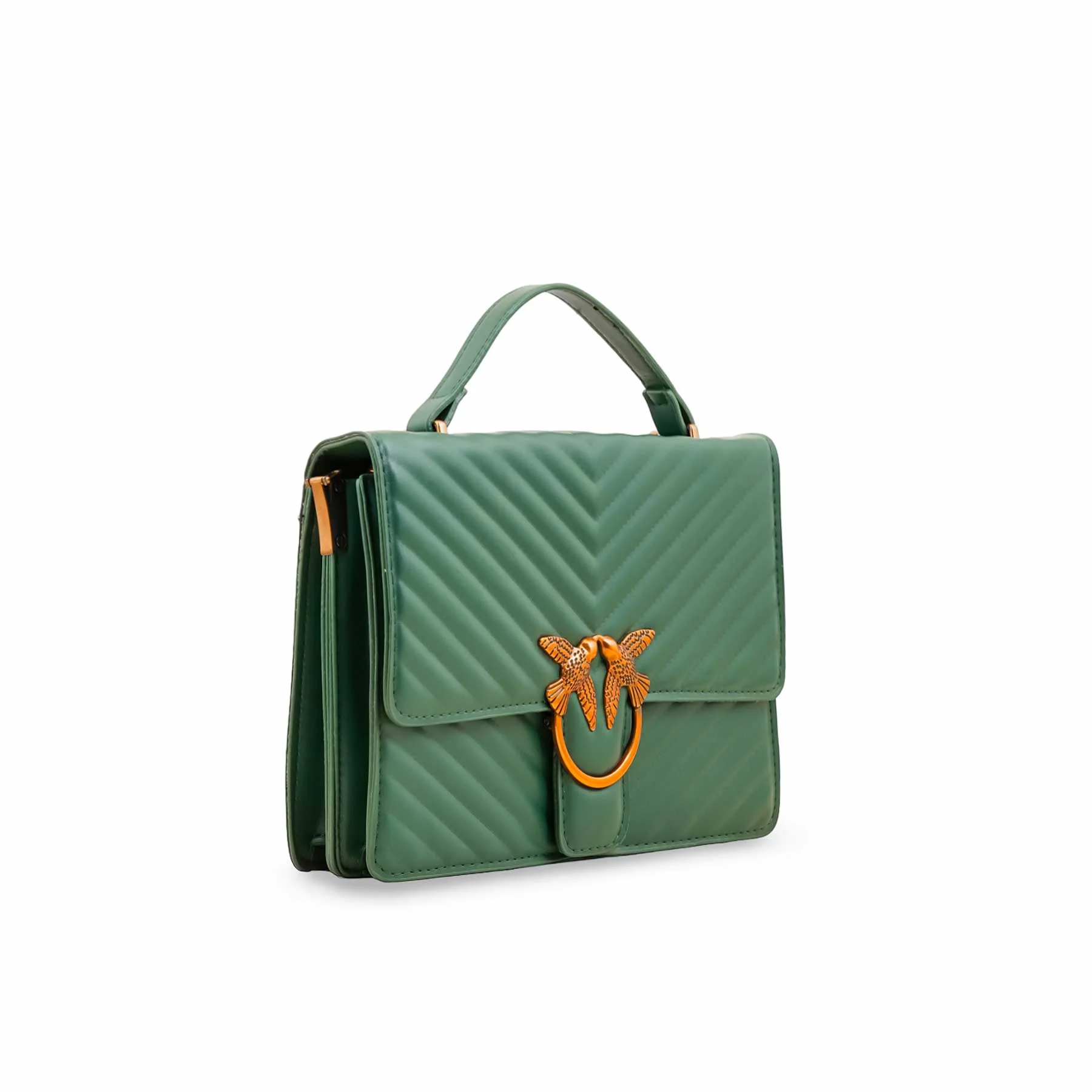 Green Formal Shoulder Bag P36143 - Image 3