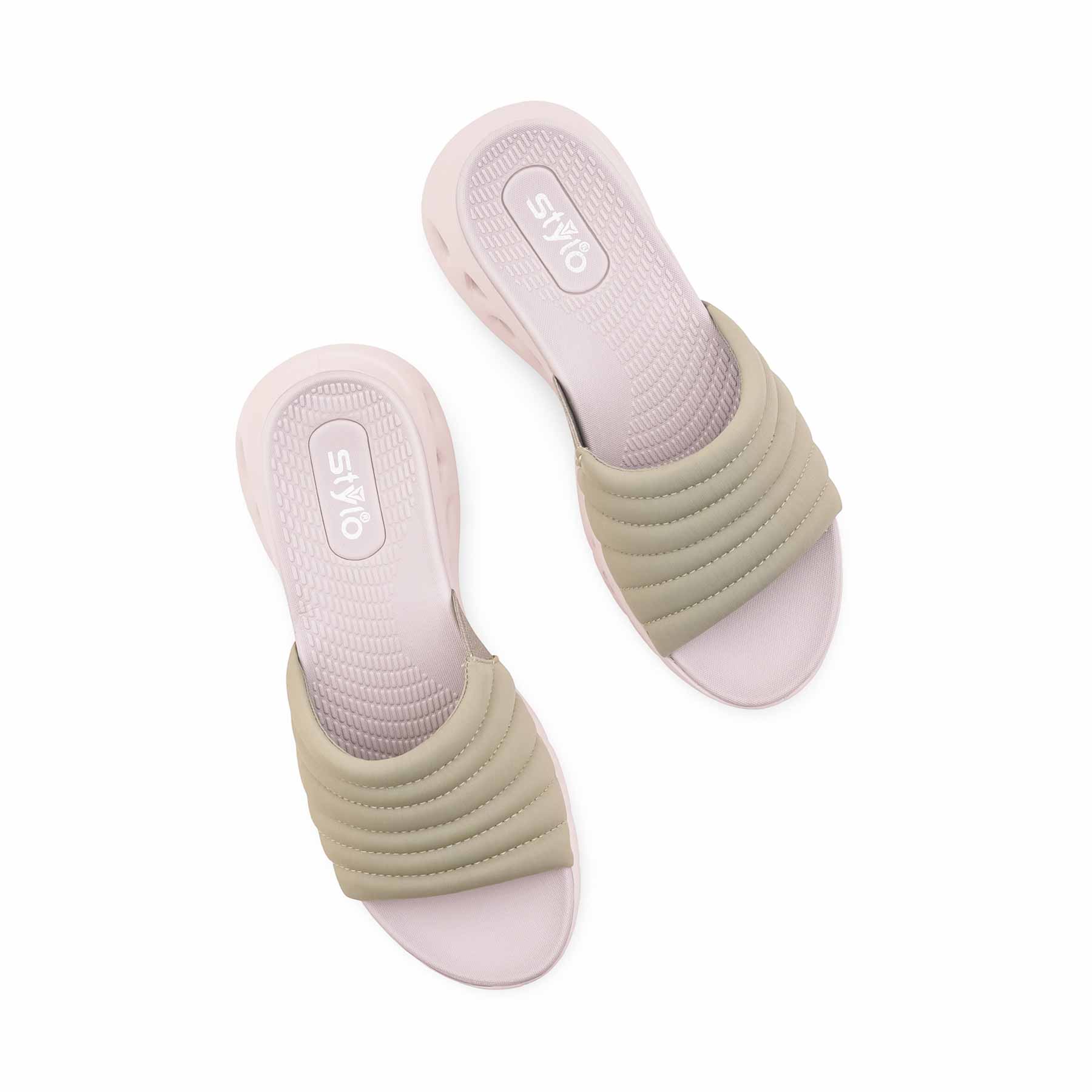 Green Formal Slipper For Ladies PU0781 - Image 5