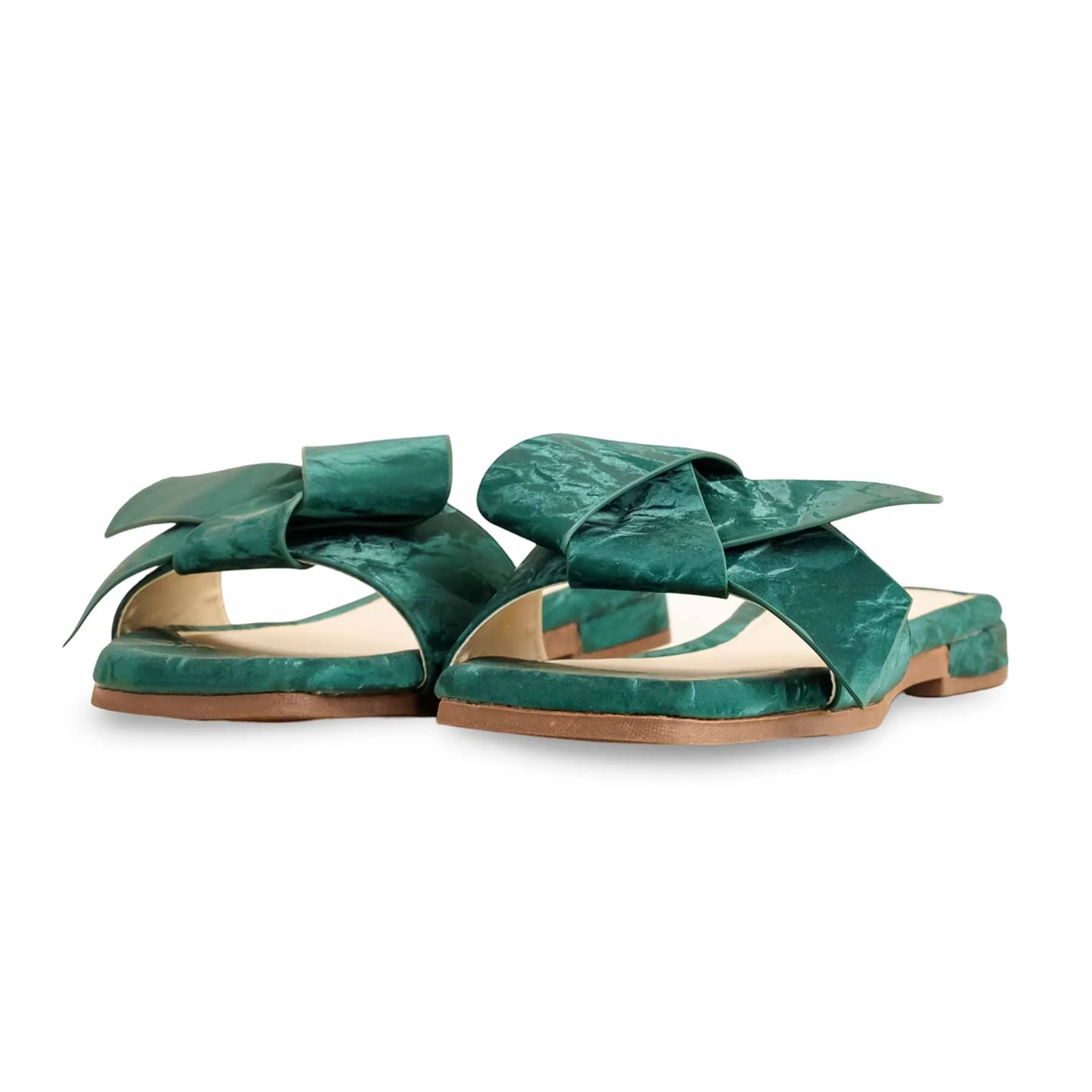 Green Formal Slipper For Women FR8345 - Image 3