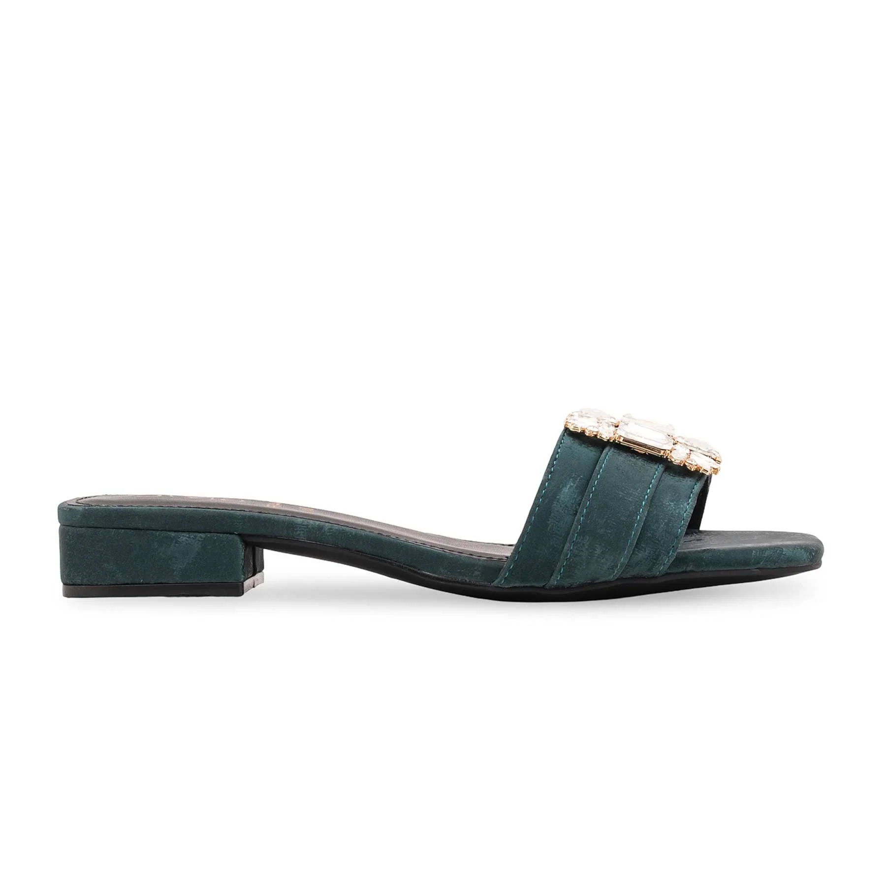 Green Formal Slipper For Women FR8441 - Image 2