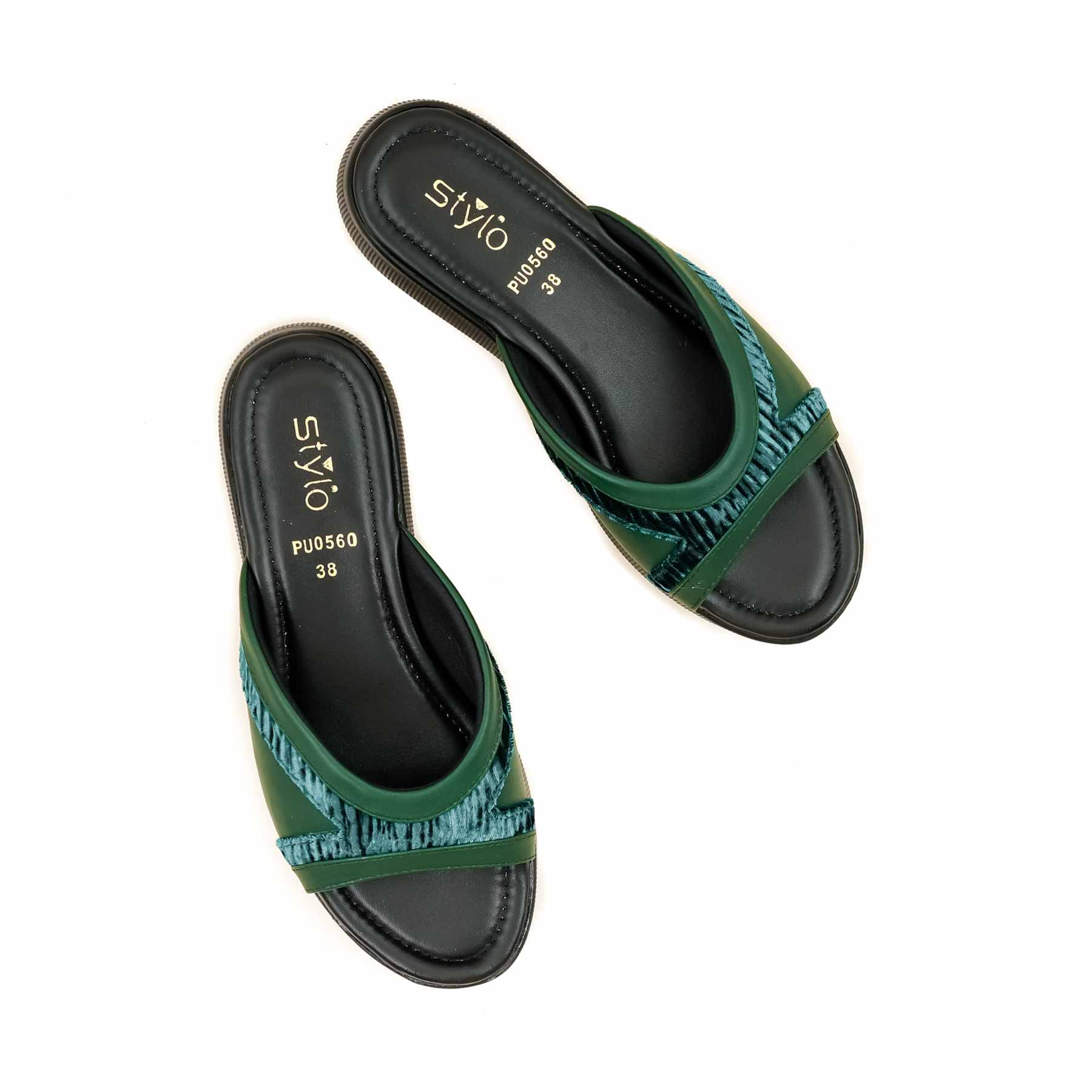 Green Formal Slipper PU0560 - Image 5